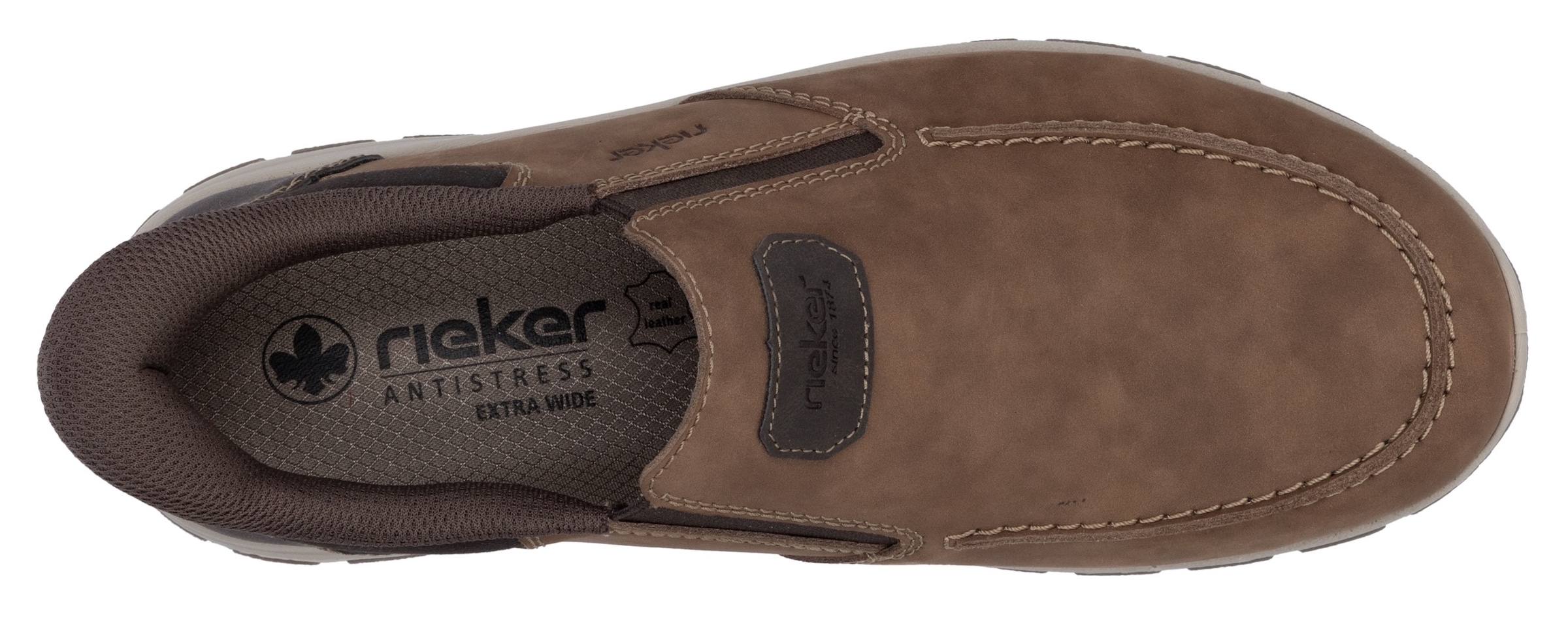 Rieker Slip-On Sneaker  , Slipper, Freizeitschuh, Halbschuh mit Gummizug und Soft Einlegesohle