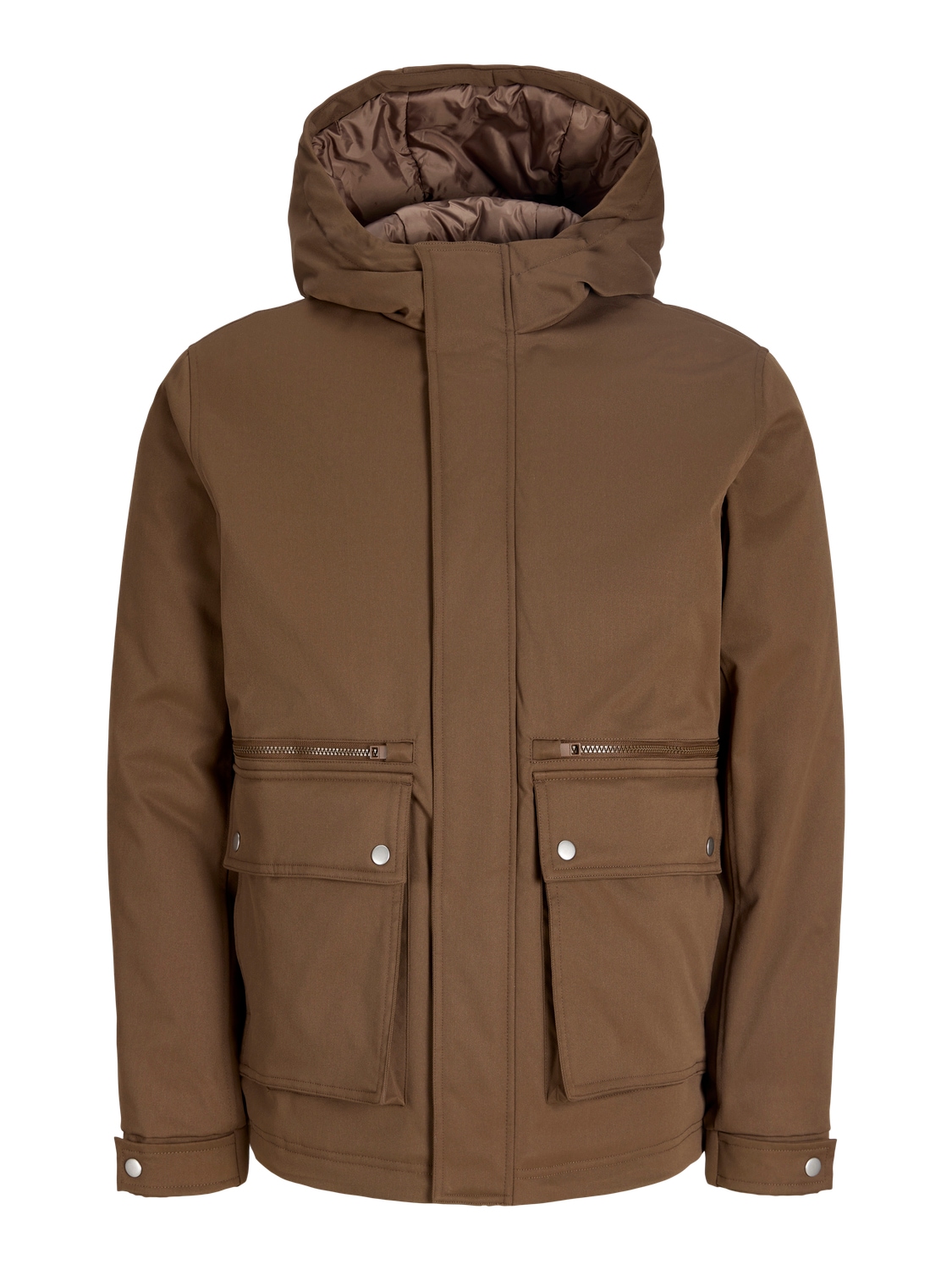 Jack & Jones Junior Parka »JJEWOLF PARKA JACKET SN JNR« mit Kapuze Kunstfaser, normal geschnitten