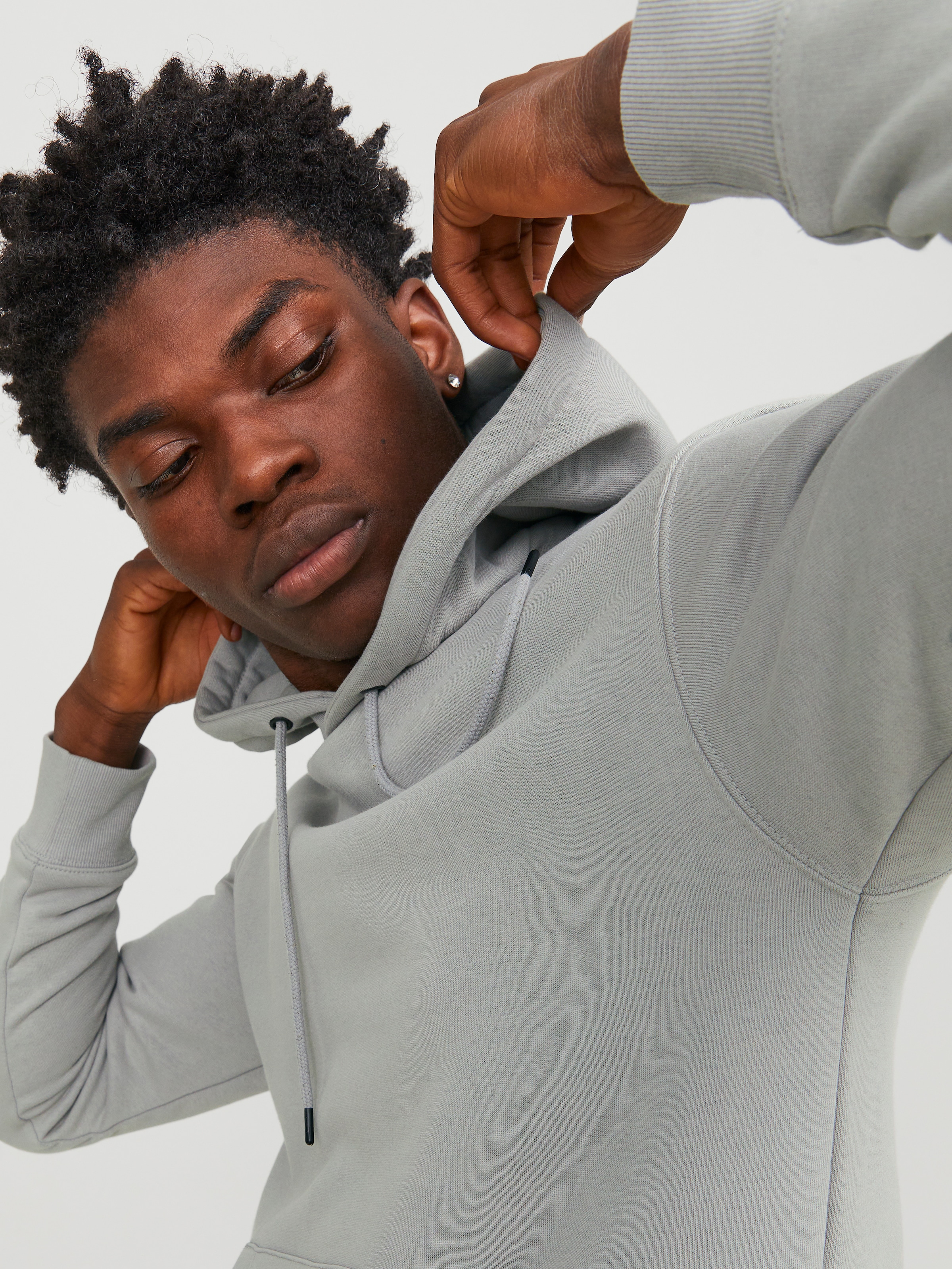 Jack & Jones Sweat à capuche »JJESTAR BASIC SWEAT HOOD NOOS«, mit Rippbündchen
