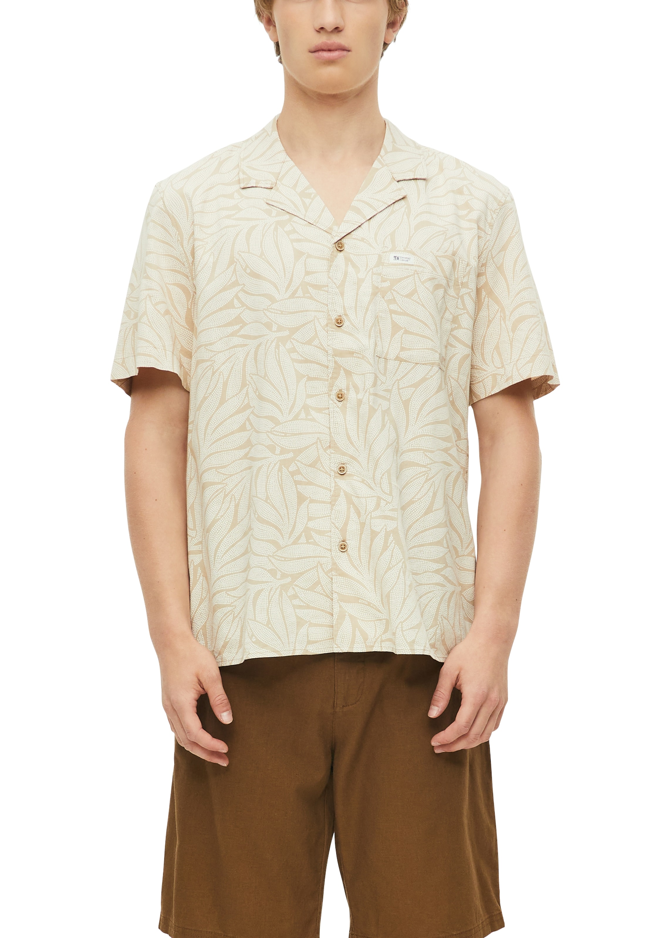s.Oliver Hawaiihemd Sommerhemd in floraler Optik