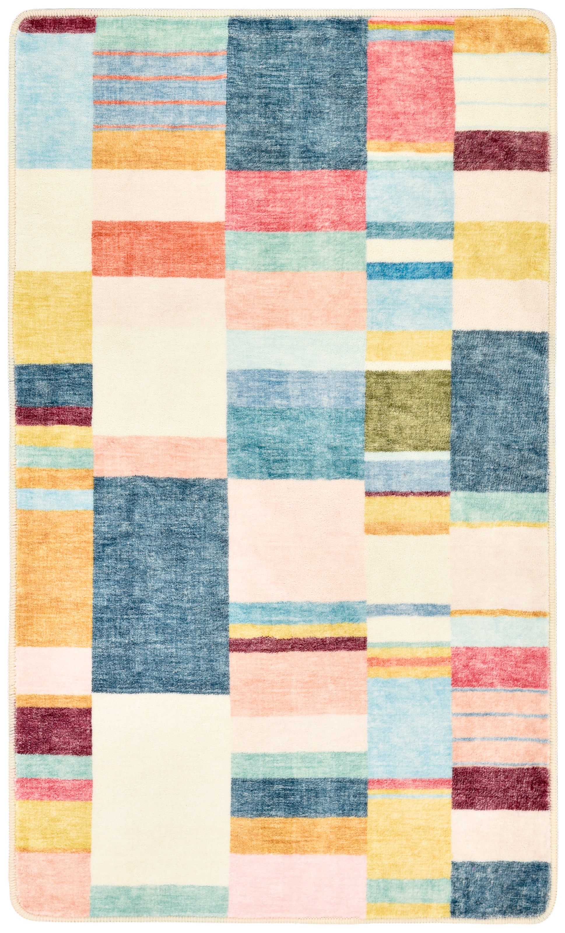 Gino Falcone Tapis de bain »Aquata GF-167, Badvorleger, Badezimmer Teppich« Höhe 5 mm Badteppich, bedruckt, gestreift, modernes Design, rechteckig