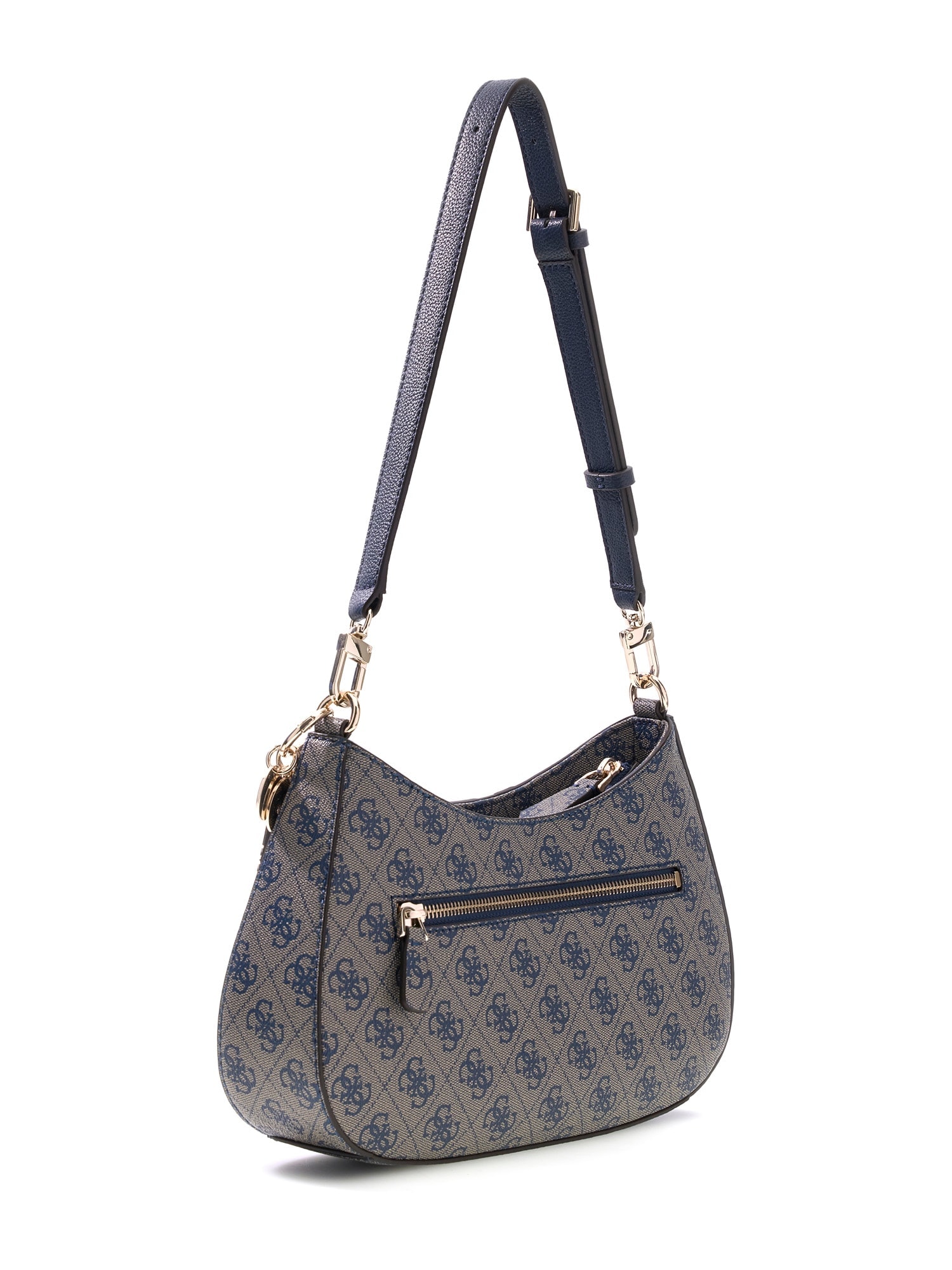 Guess Sac à bandoulière »NOELLE II TOP ZIP SHOULDER BAG« sac à main à anses pour femmes, sac à main avec breloques