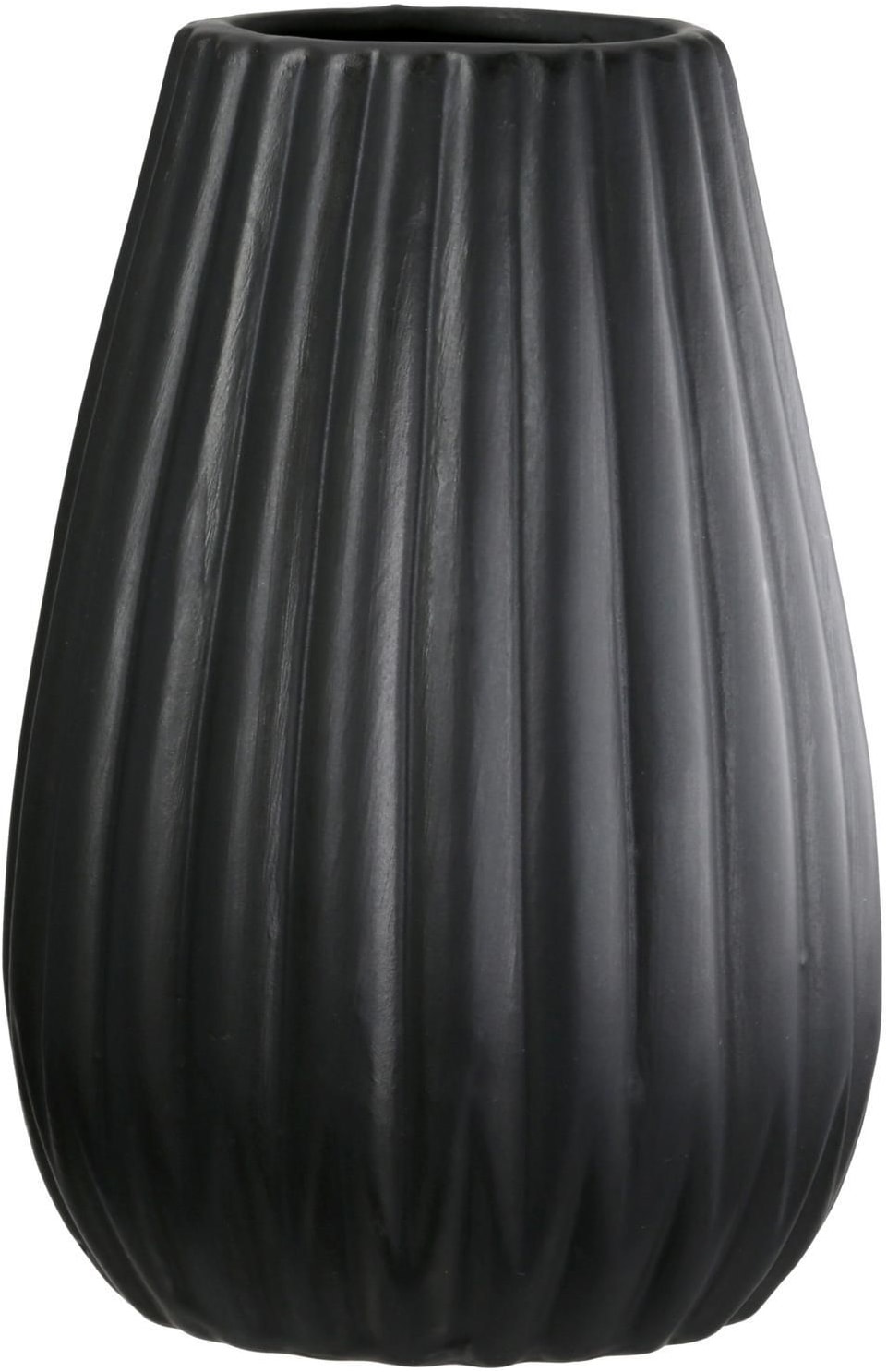 Casablanca by Gilde Tischvase »2tlg. Set Vase Piega schwarz H.17 cm« 2-teiliges Set aus Porzellan, schwarz