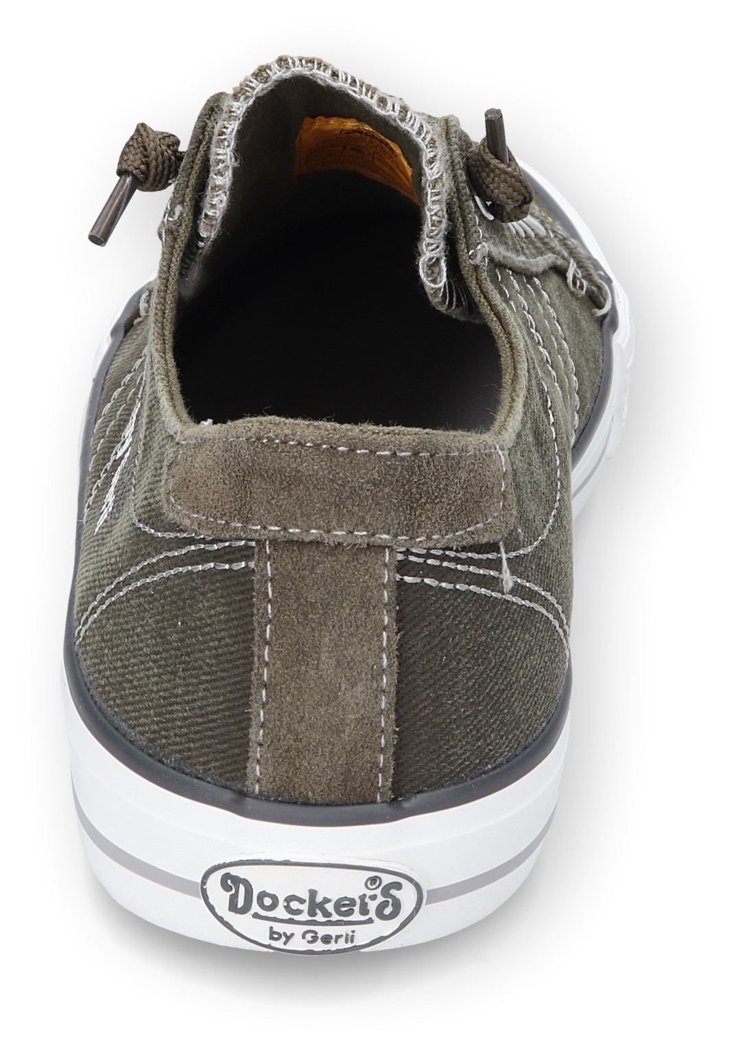 Dockers by Gerli Baskets slip-on  , Freizeitschuh, Retro Sneaker, Fake Schnürung, in cooler Jeansoptik