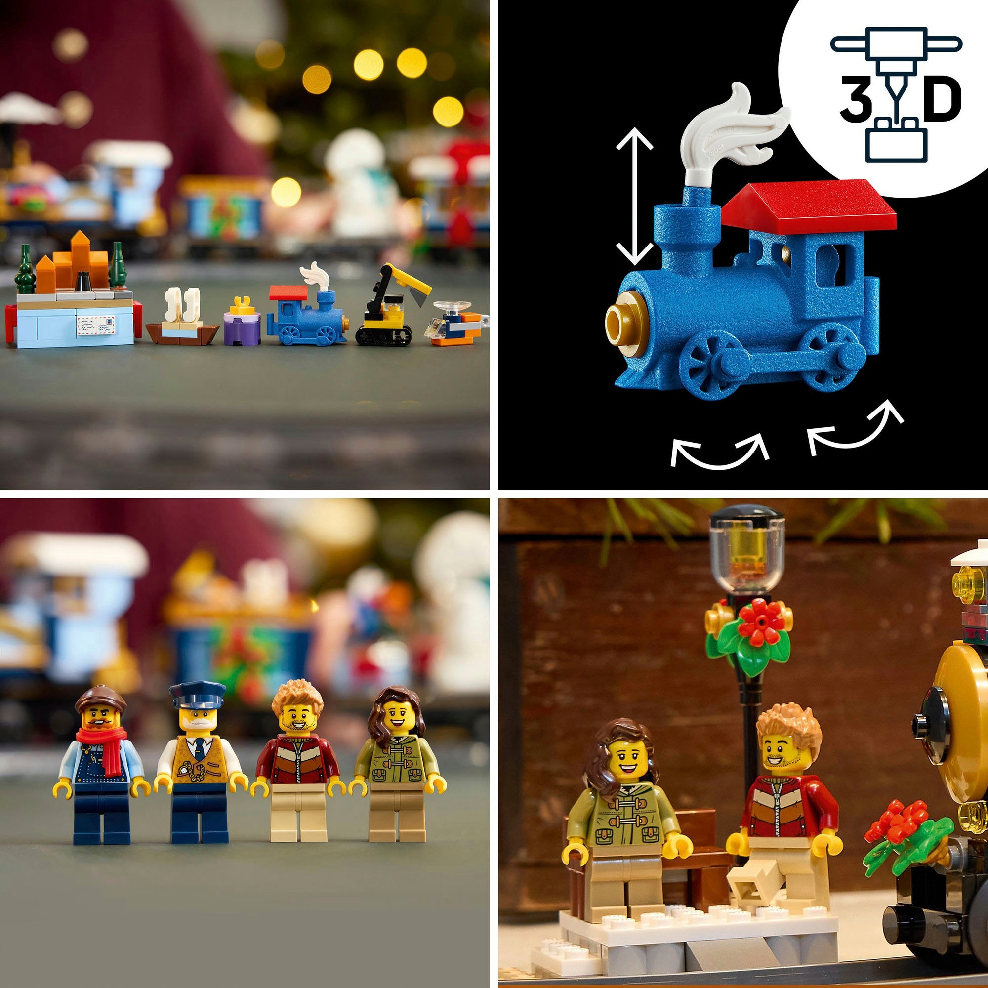 LEGO® Pions de construction »Weihnachtsexpress (10361), LEGO Icons« Exklusives Set