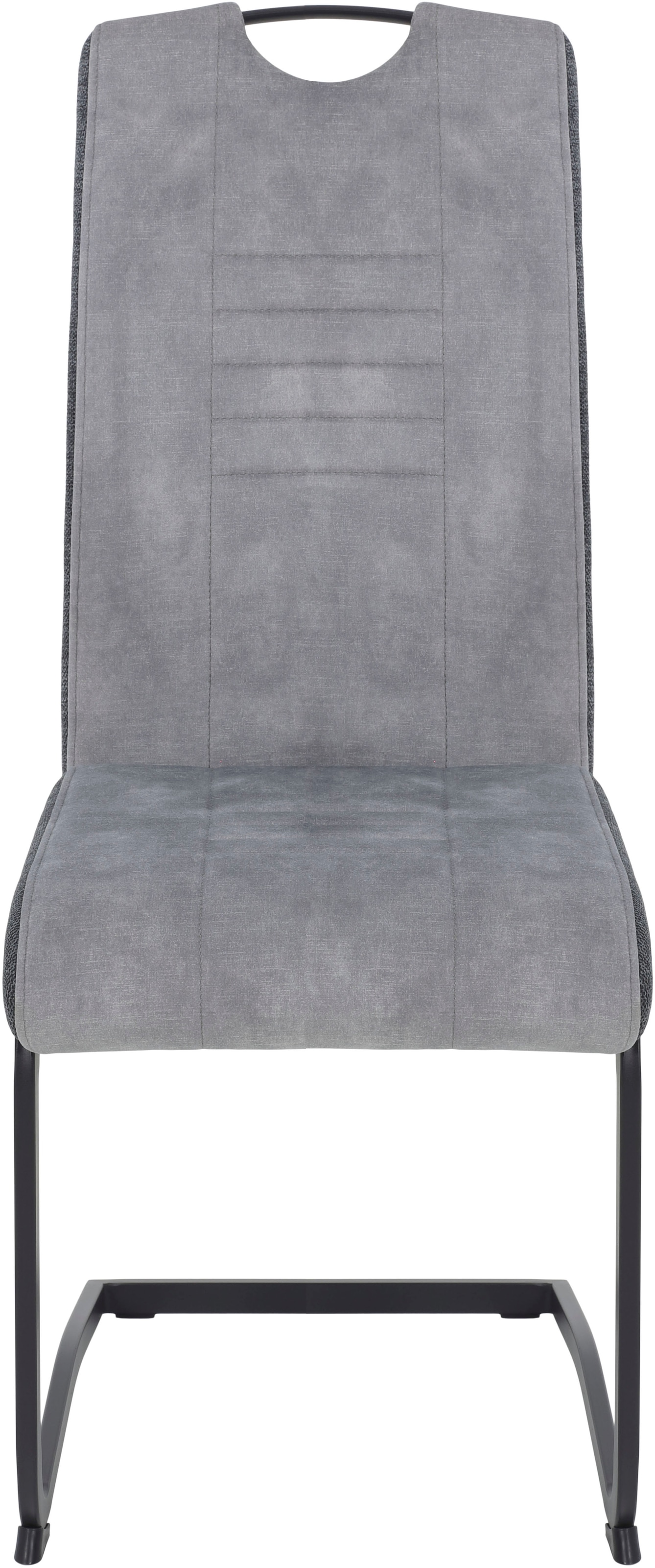 HELA Chaise cantilever »RIGA« (Set) 2 cuisFreischwinger,Vierkantrohrgestell,mit Griff,Stoffkombination