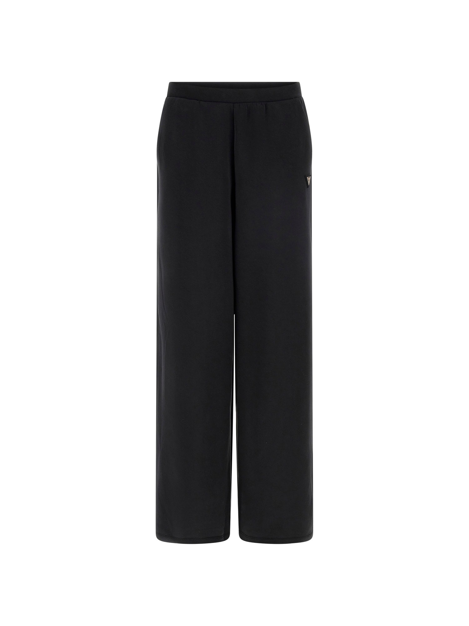 Guess Palazzohose »OLYMPE WIDE LEG PANTS«  in Scuba-Qualität, Logo-Patch