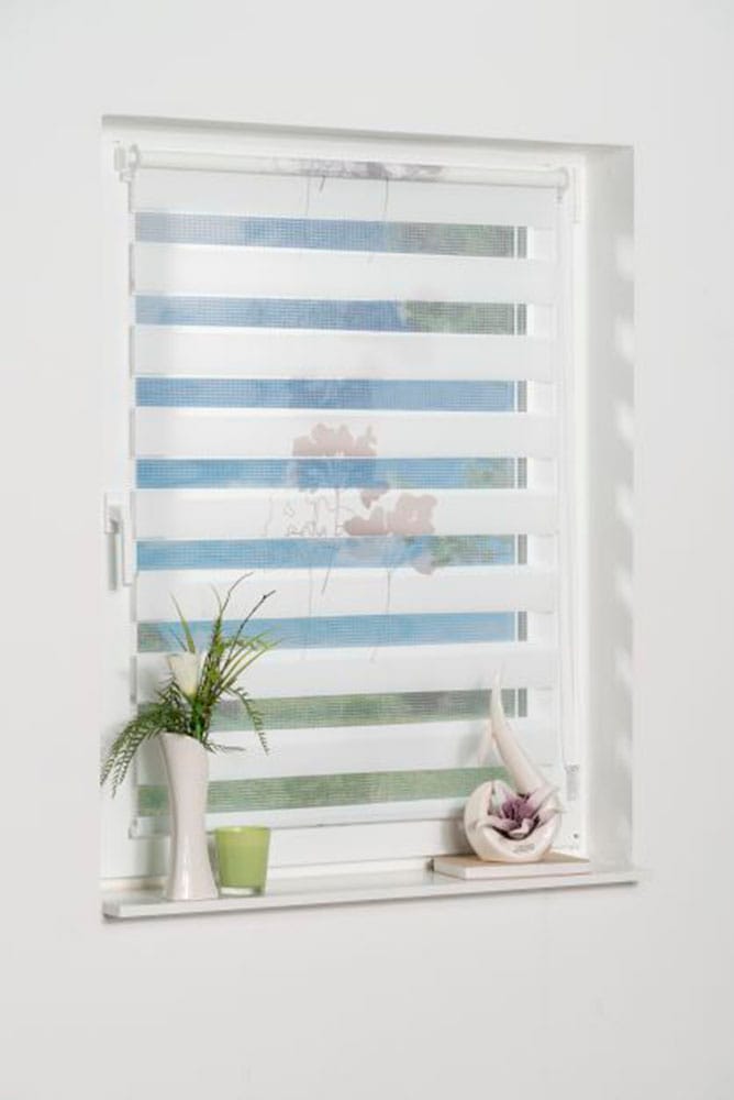 K-HOME Doppelrollo »Delphi« Lichtschutz ohne Bohren im Fixmass