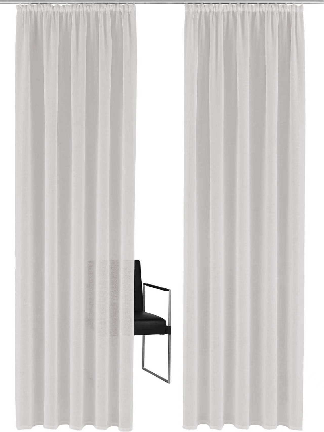 GOODproduct Rideau »TENDER« Bande volante 1 cuis tlg. Aspect lin structuré, monochrome, best-seller