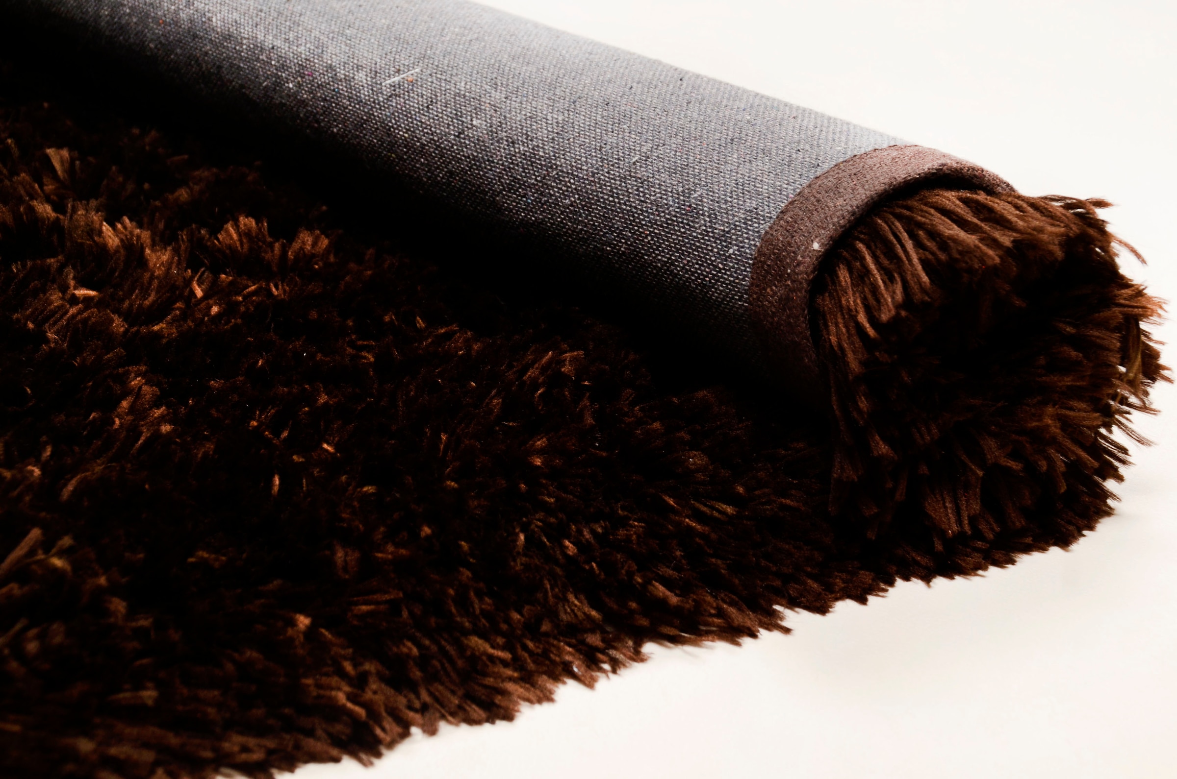 THEKO Hochflor-Teppich »Flokato« rechteckig 60 mm Höhe Uni Farben, handgetuftet, flauschig weich, Wohnzimmer