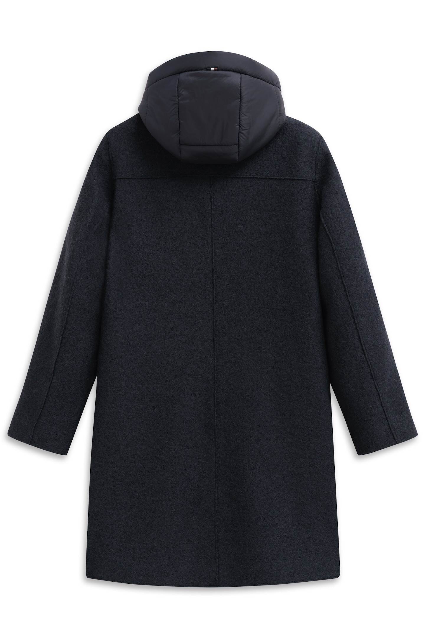 bugatti Wollmantel »Modern Fit« mit Kapuze & herausnehmbarer Weste