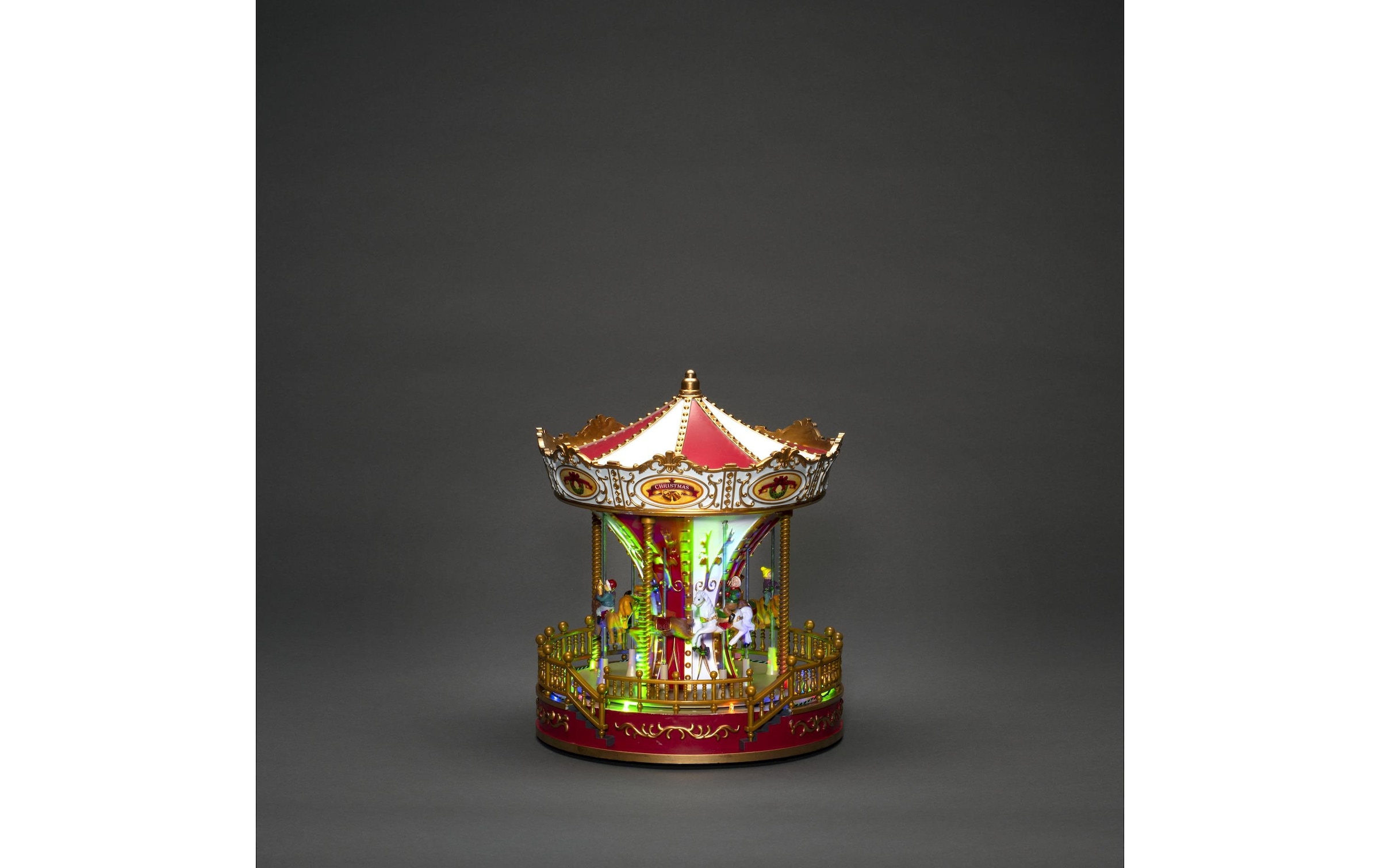 KONSTSMIDE LED Dekofigur »Szenerie Karussell mit Musik«