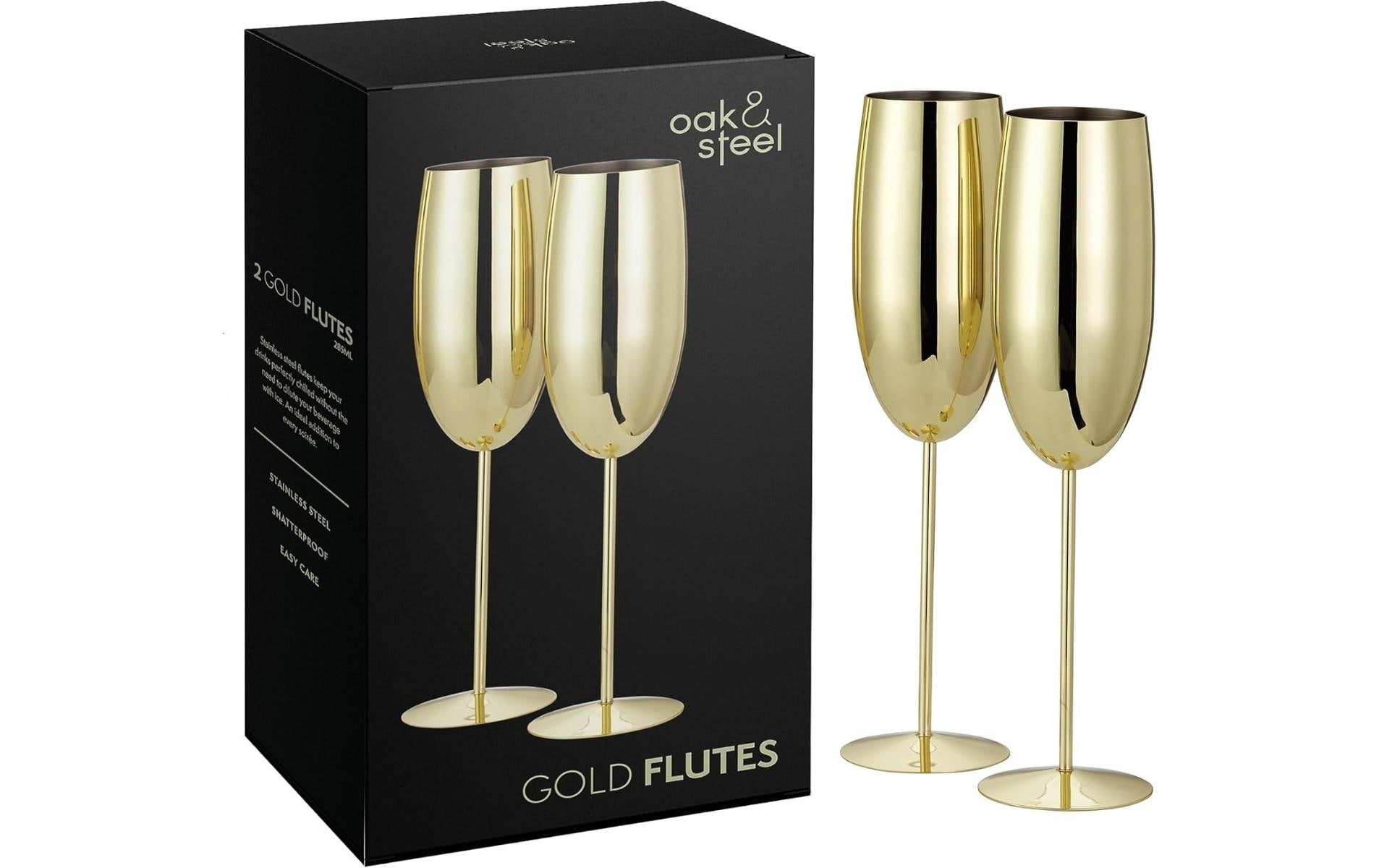   Flûte à champagne »Oak & Steel 285 ml, 2 Stück«