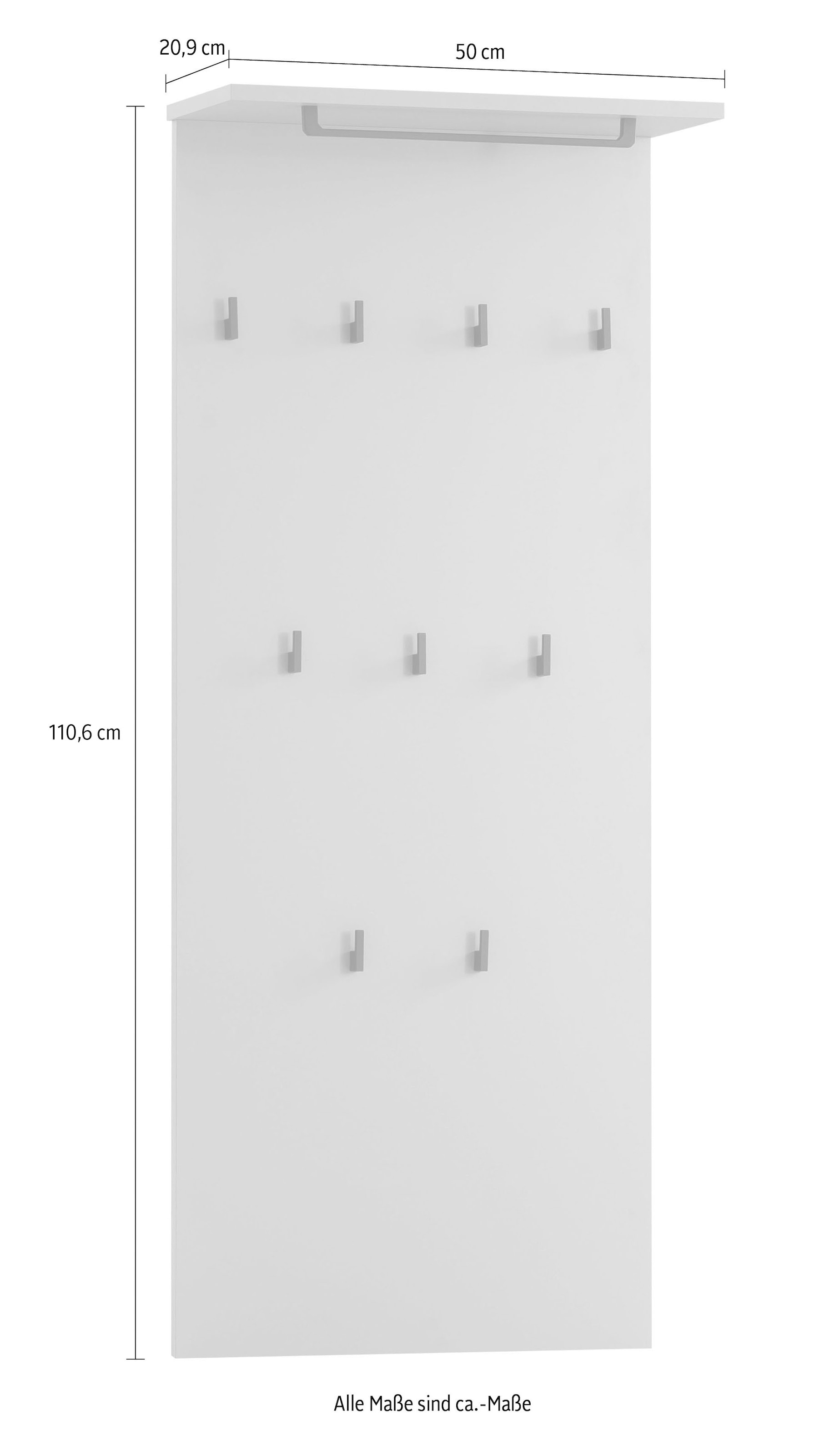 Schildmeyer Panneau de vestiaire »Janne« Breite 50 cm