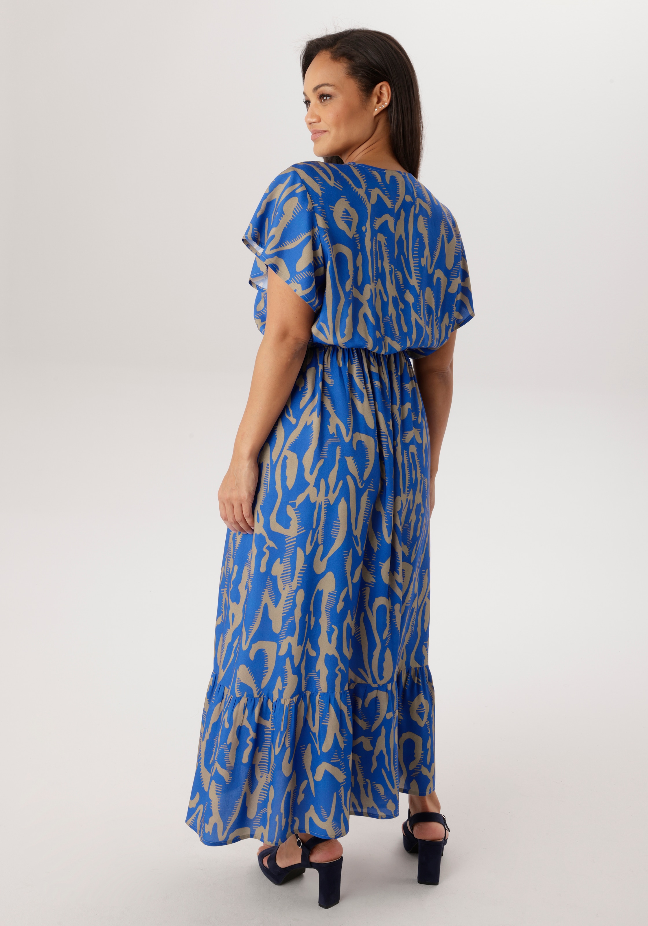 Aniston PLUS Maxi robe in Wickeloptik - NEUE KOLLEKTION