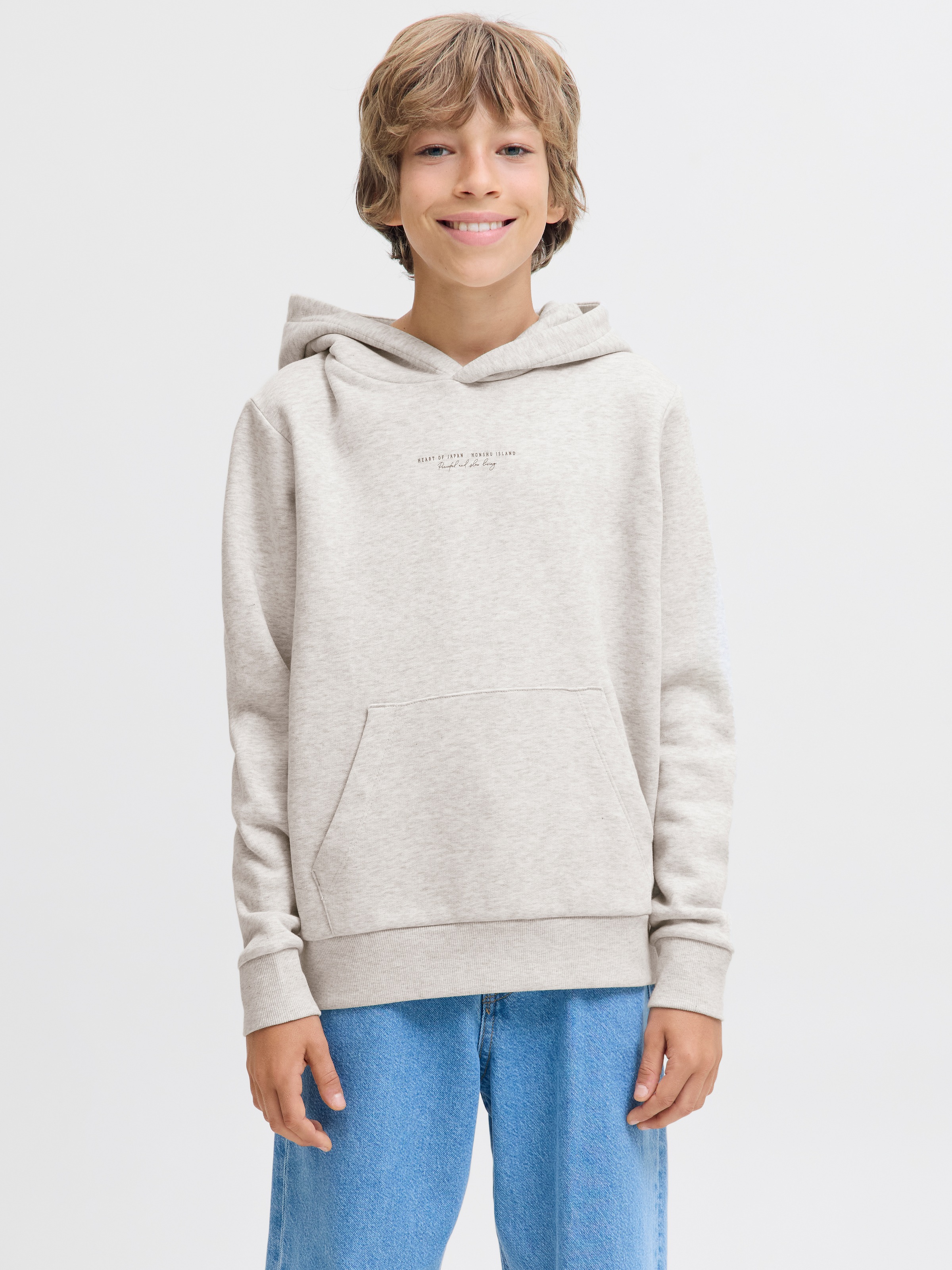 Jack & Jones Junior Kapuzensweatshirt »JJKENJI SWEAT HOOD JNR«
