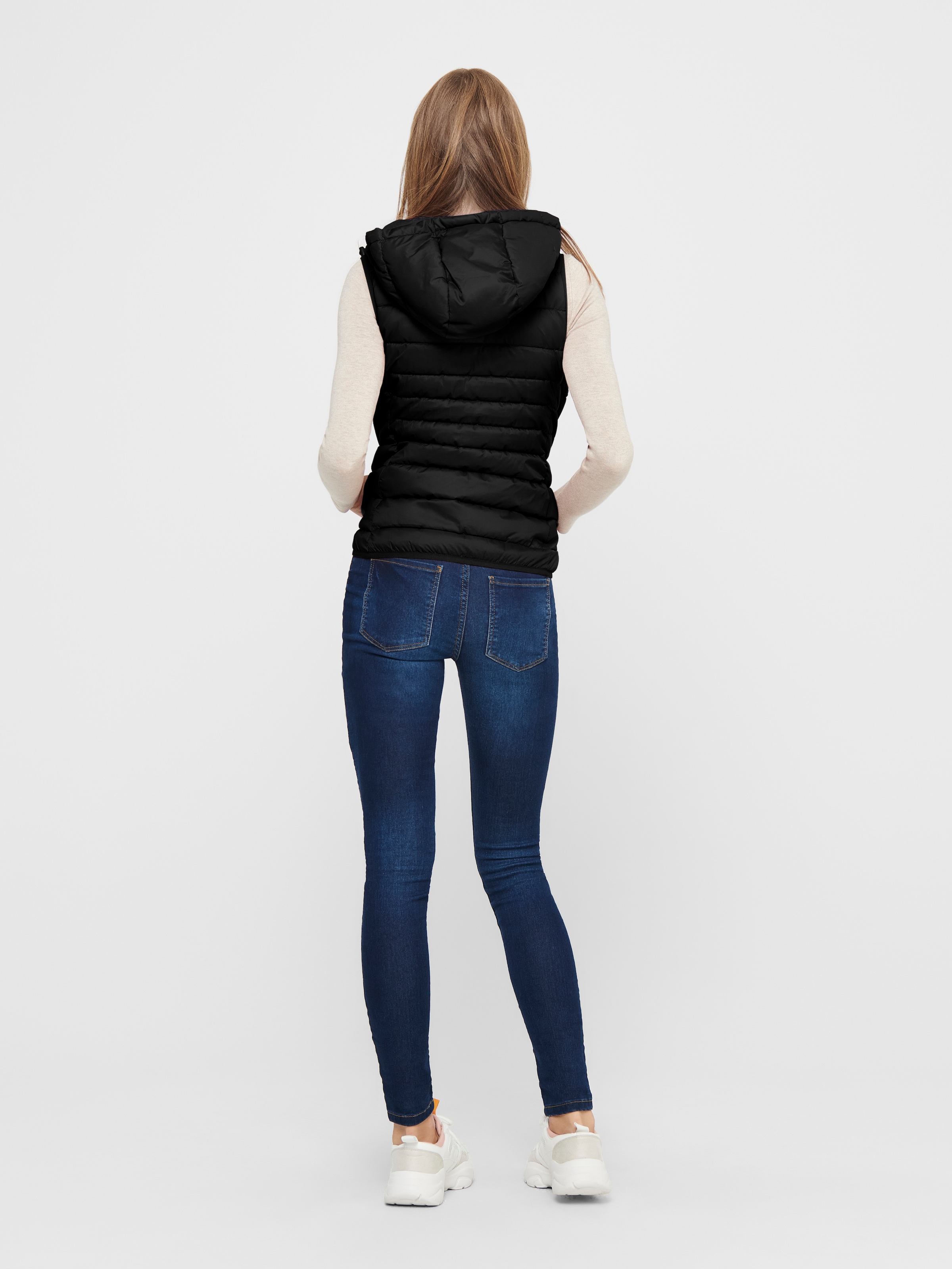 ONLY Steppweste »ONLNEWTAHOE HOOD WAISTCOAT OTW NOOS« mit Kapuze