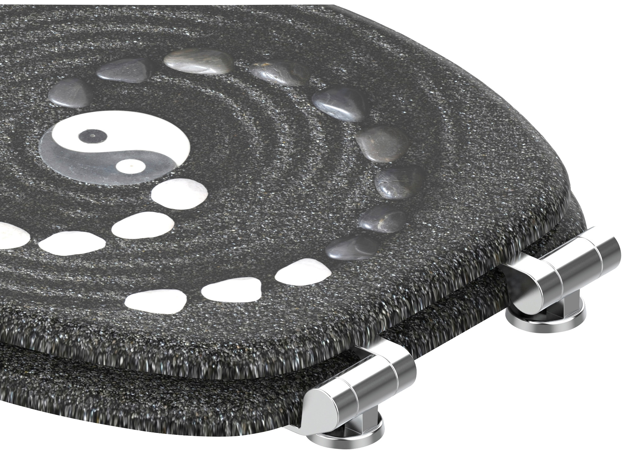 Sanilo WC-Sitz »Yin Yang« mit Absenkautomatik, BxL: 37,7 x 42,0 - 47,0 cm