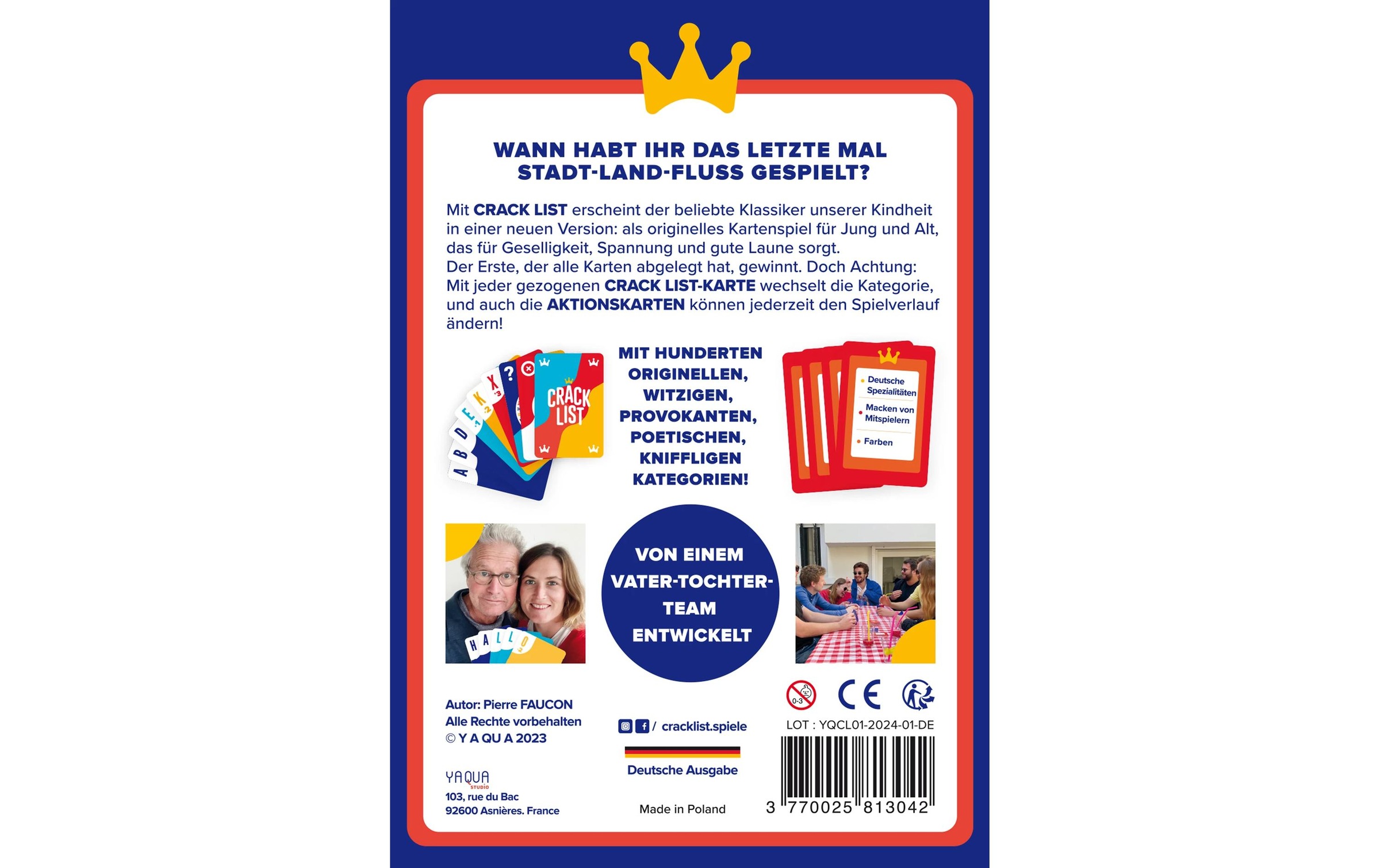 HUCH! Spiel »Crack List«