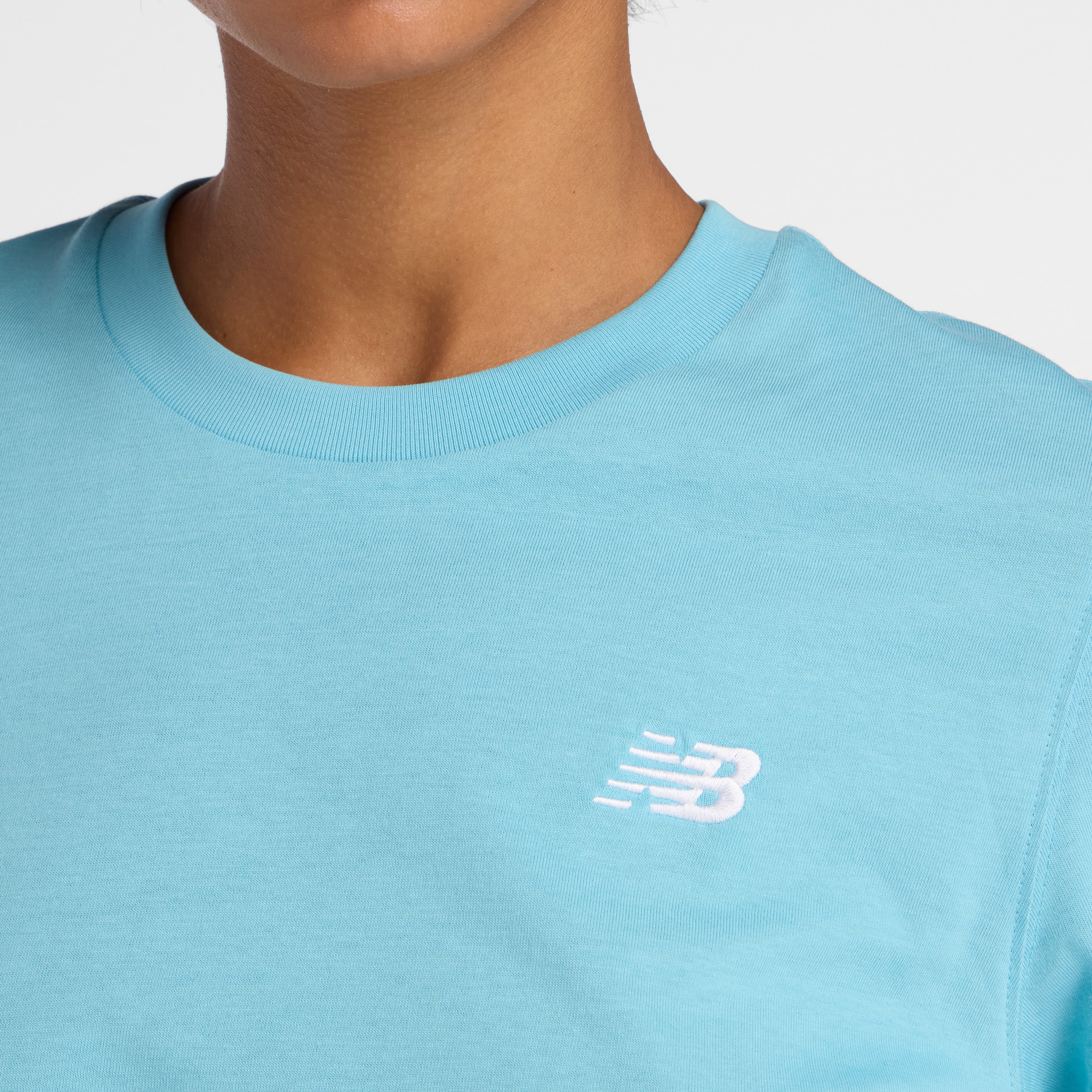 New Balance T-shirt »SPORT ESSENTIALS JERSEY T-SHIRT« für Erwachsene, Kurzarm, für Alltag, aus Baumwolle