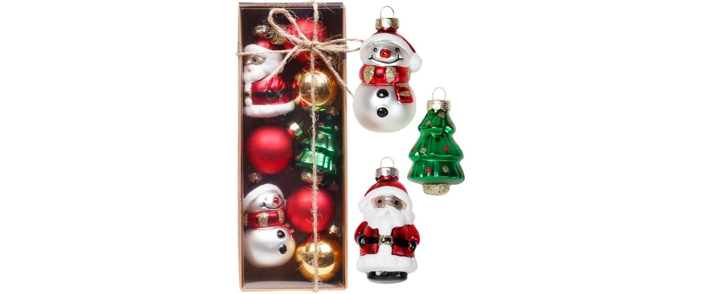   Weihnachtsbaumkugel »Weihnachtskugel 8 Stück, 3.5-5 cm«