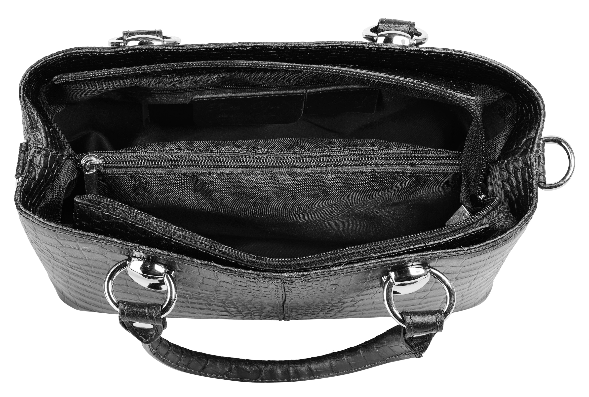 Cluty Sac à bandoulière echt Leder, Made in Italy