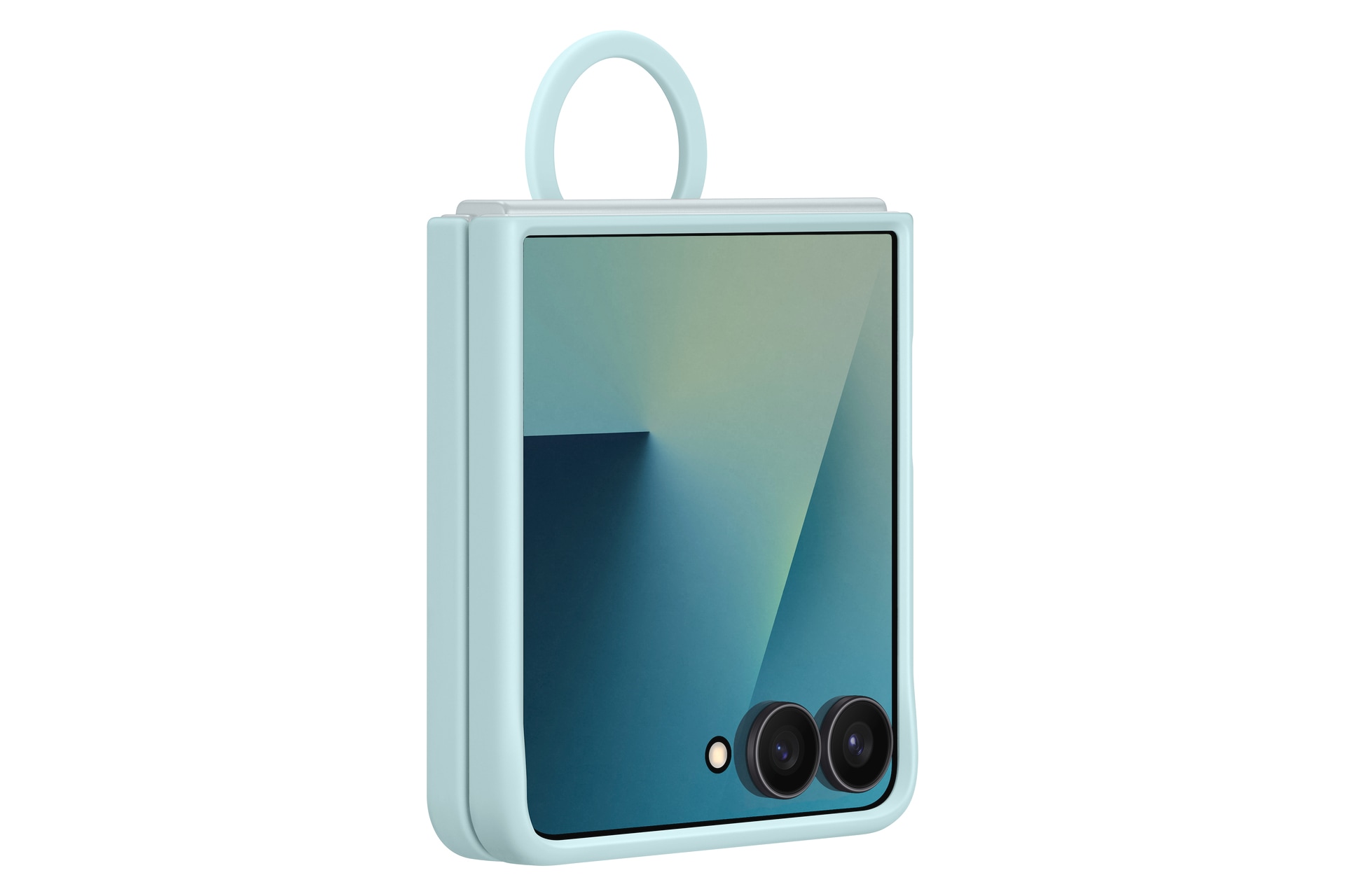 Samsung Handyhülle »Ring Case (Silicone) für Samsung Galaxy Z Flip7« Samsung Galaxy Z Flip7 Backcover, Schutzhülle, Handyschutzhülle, Case, Schutzcase, stossfest