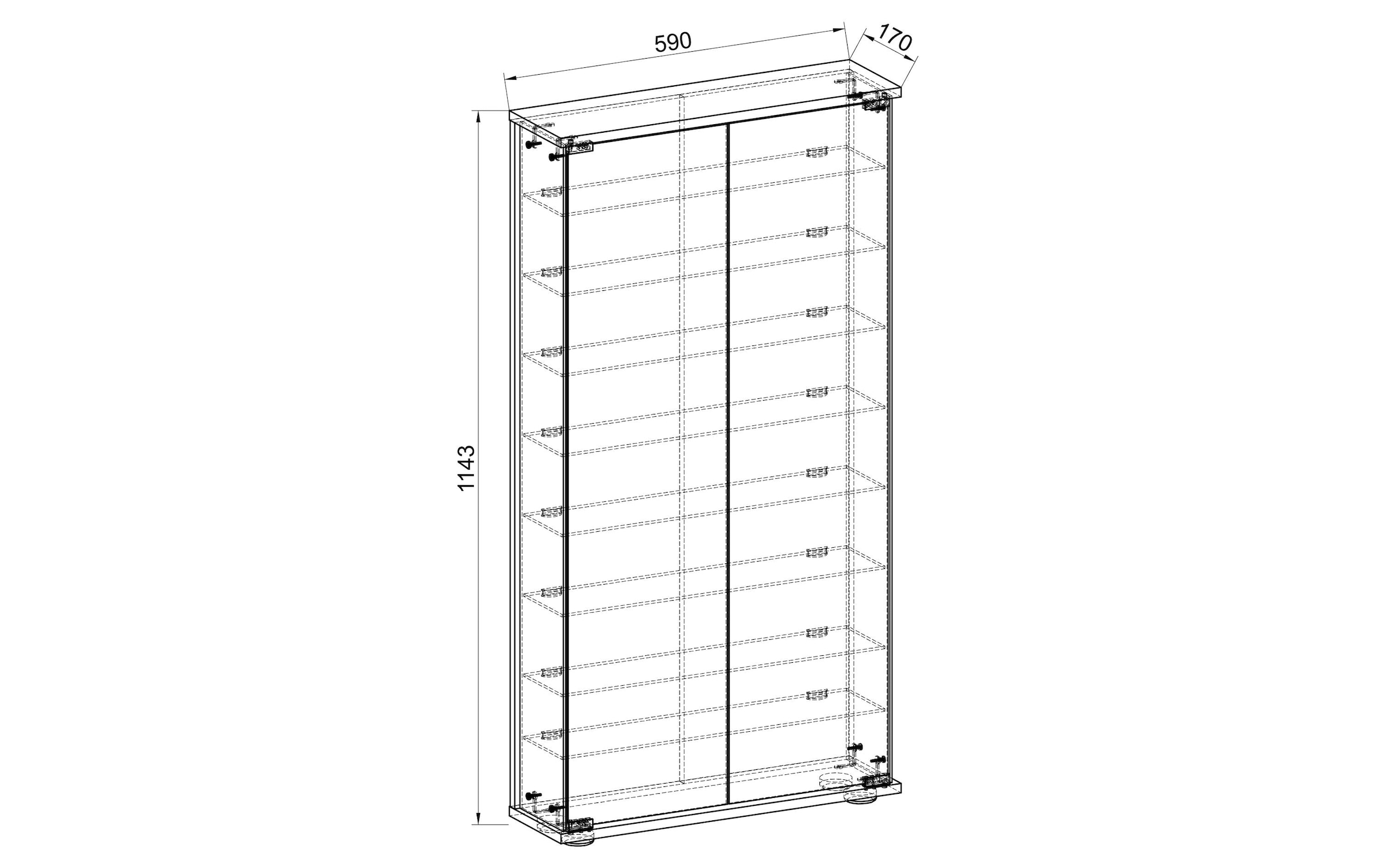 VCM Vitrines »Stelas L 59 x 114 cm«