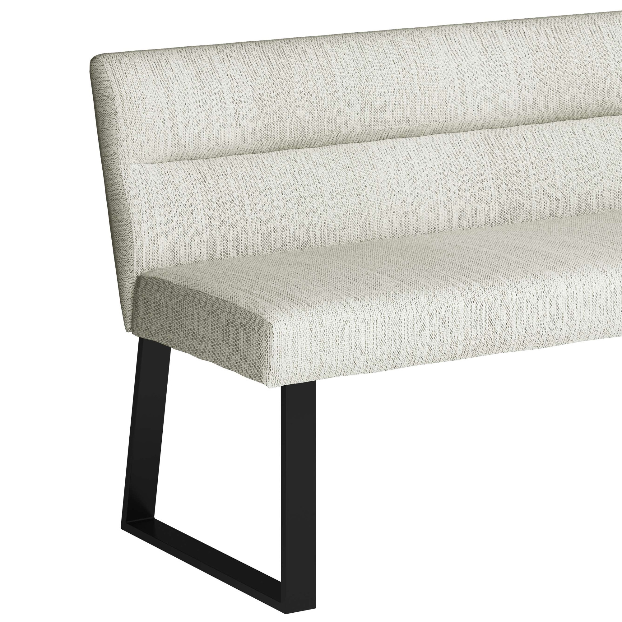 GOODproduct Ensemble de bancs d'angle »Barcell/Ivanna/Calgoty« Ensemble, Eckbankgruppe mit Tisch, Eckbank, Stühle, 4 tlg. Sitzgruppe, Eckbank und Stühle bequem gepolstert, Tisch 120x80 cm