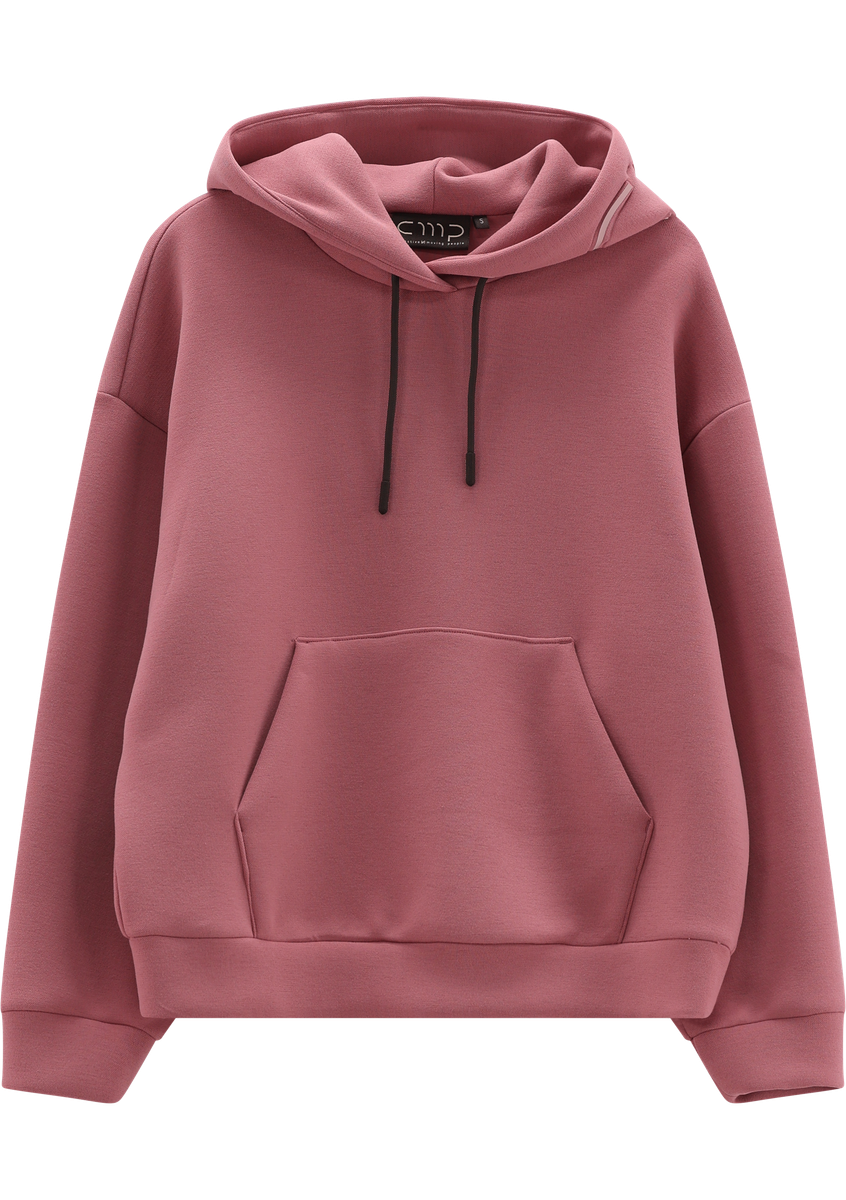 CMP Kapuzenpullover »WOMAN SWEAT FIX HOOD« Oversize-Schnitt, Kängurutasche, Elastisches Gewebe