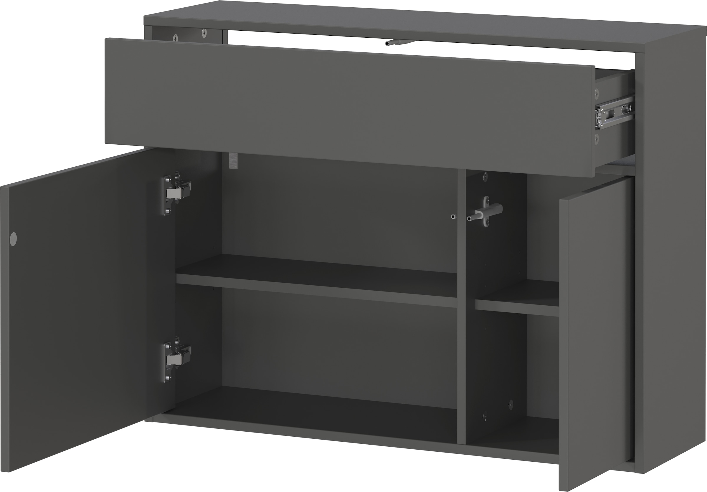 GERMANIA Mehrzweckschrank »Ameca 2.0« stehend und hängend montierbar, moderner Flurschrank, Breite 83 cm