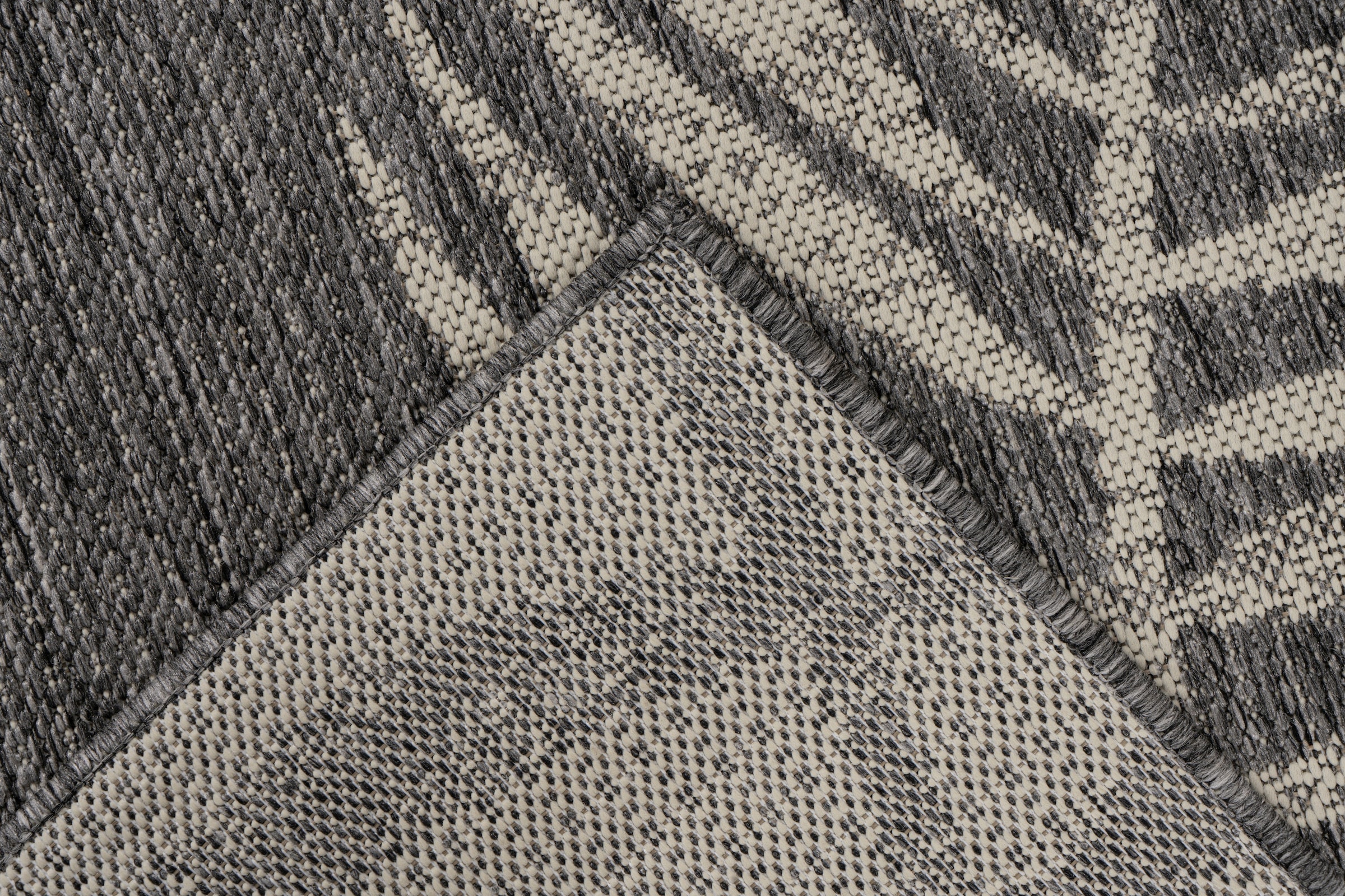 Kayoom Teppich »Nibru 725« rechteckig 5 mm Höhe Flachgewebe, In- und Outdoor geeignet, schnell trocknend, floral