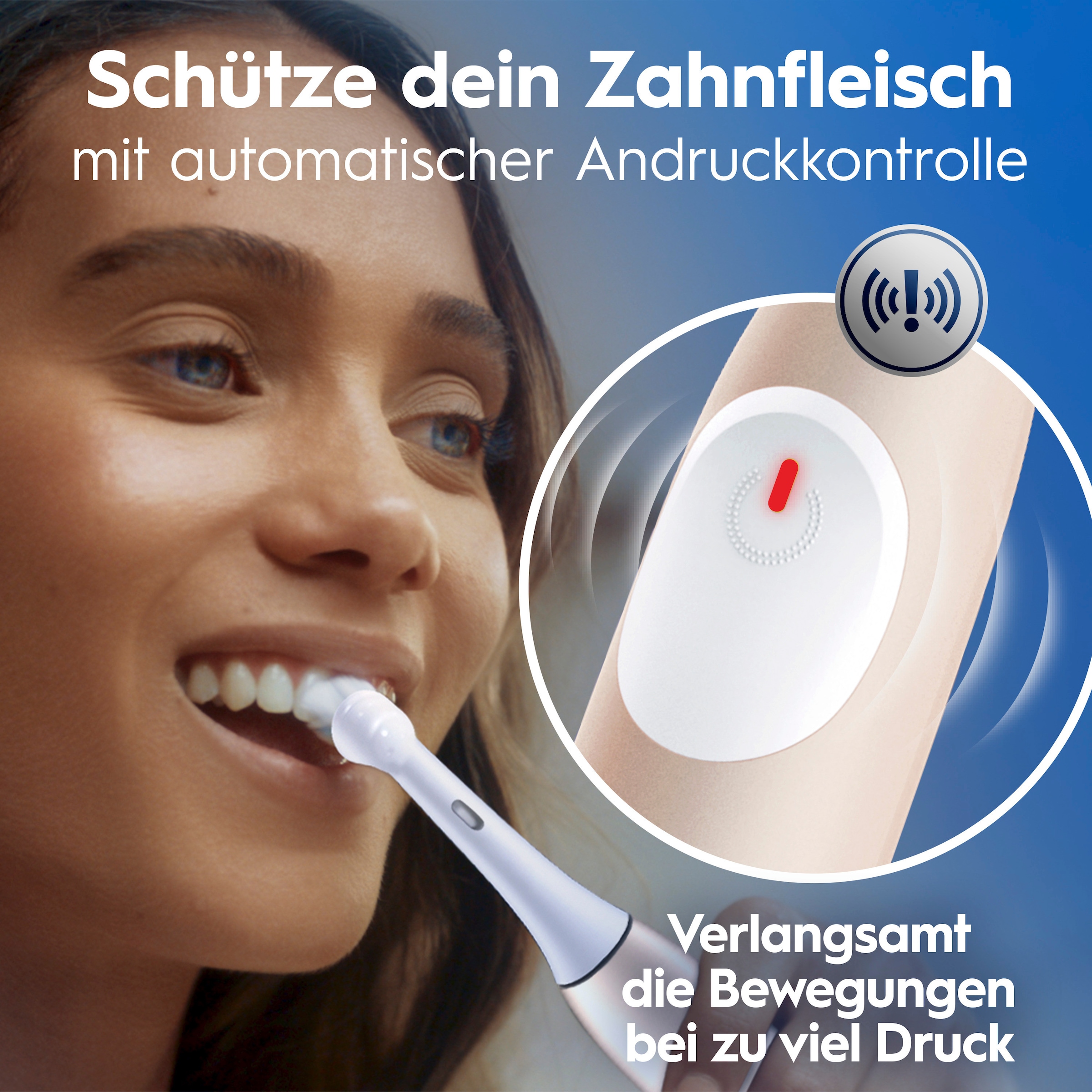 Oral-B Brosse à dents électrique »iO Series 2« 1 cuis Aufsteckbürsten pour un nettoyage en douceur, étui de voyage, support pour brosses amovibles