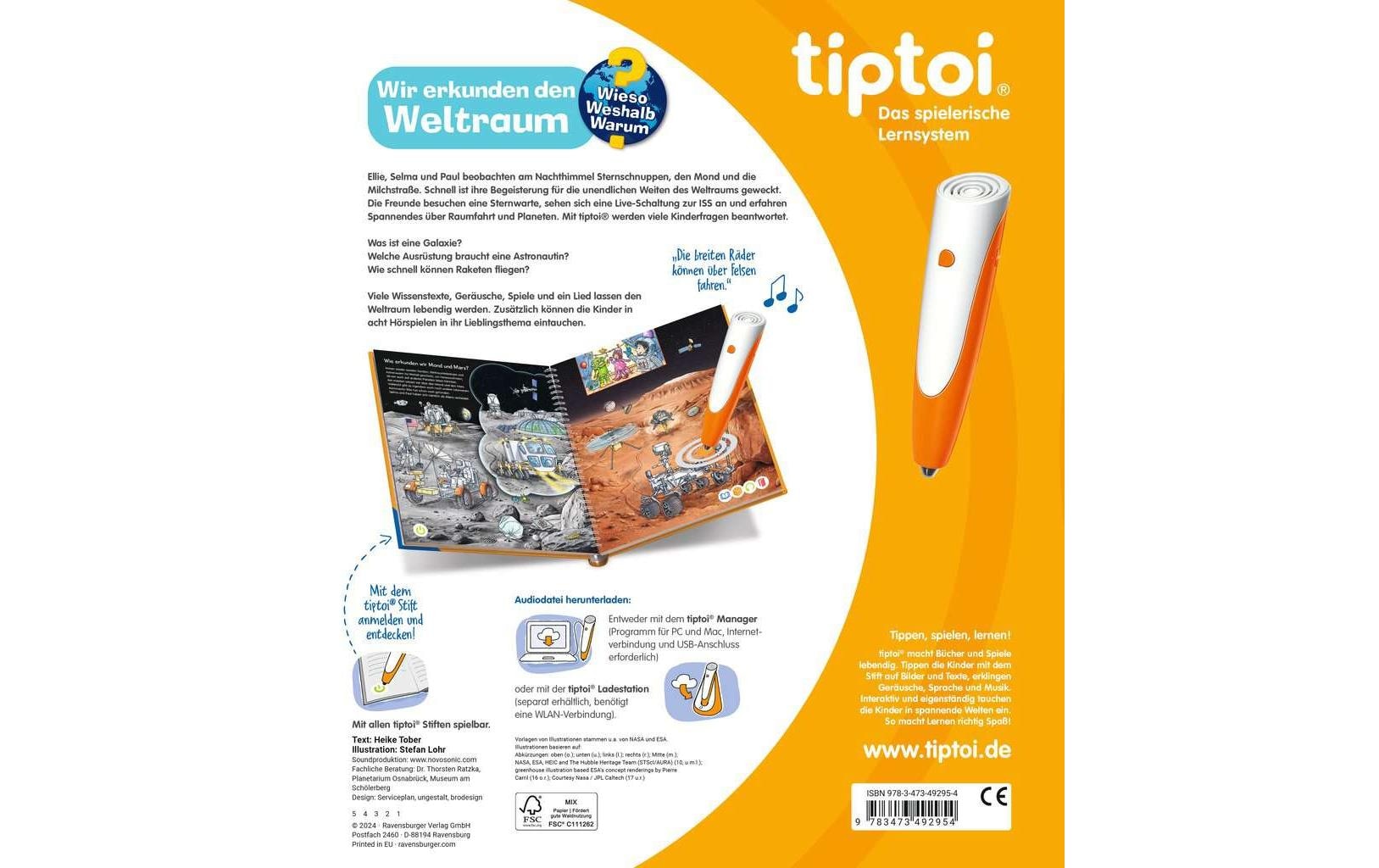 Ravensburger Hörspielfigur »Wir erkunden den Weltraum -DE-«