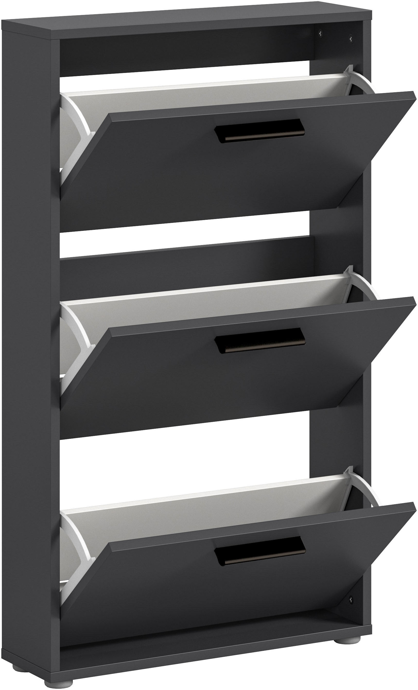 HBZ Schuhkipper »Sam Schuhkipper, Schuhschrank BxHxT 59x103x17 cm« 1 Stk. tlg. Schuhkipper, Schuhschrank mit 3 Klappen, BxHxT 59x103x17cm
