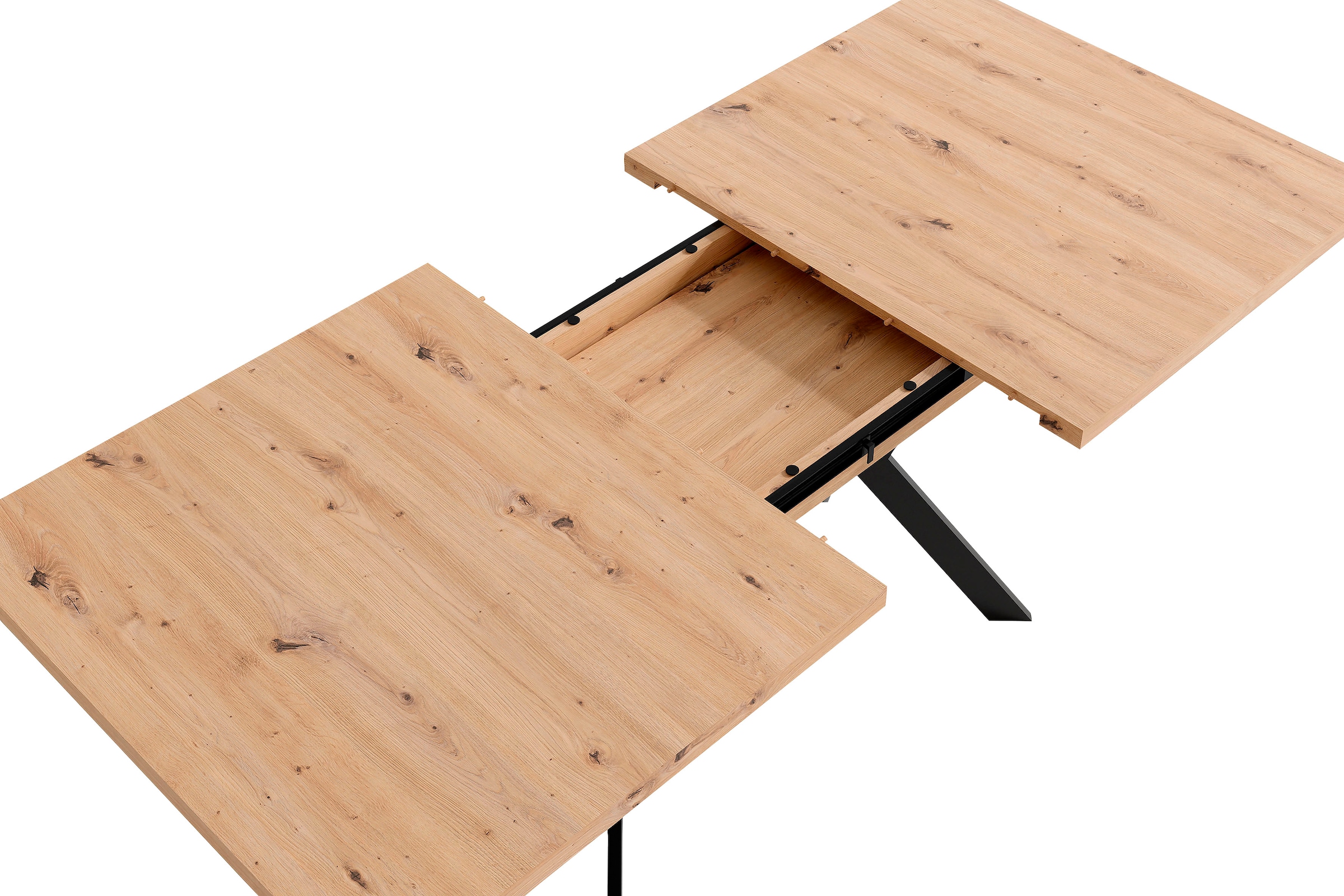 byLIVING Esstisch »Bremen« ausziehbar mit innenliegender Einlegeplatte, 160 auf 200cm