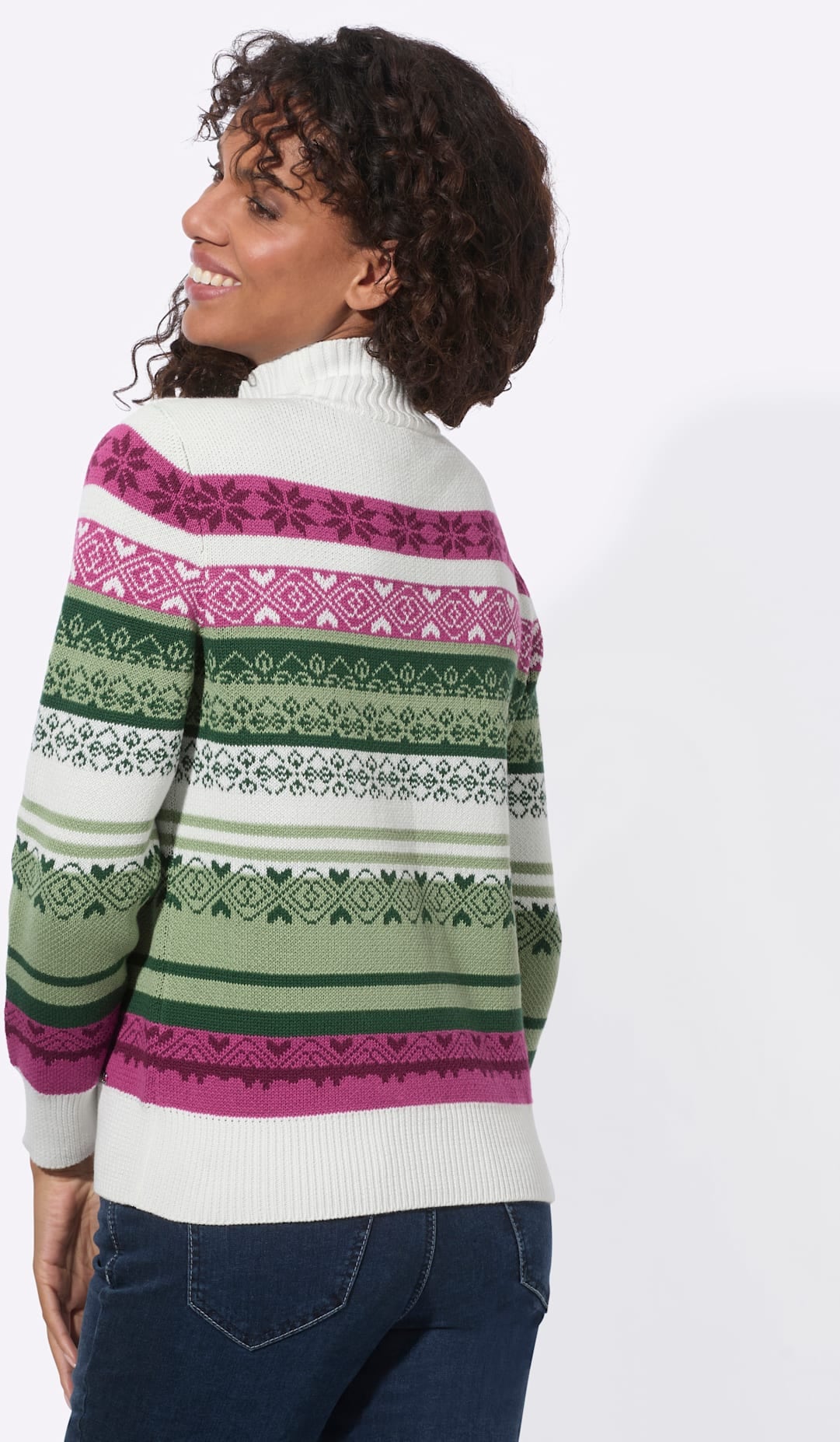 Casual Looks Pull à col montant »Stehkragen-Pullover«