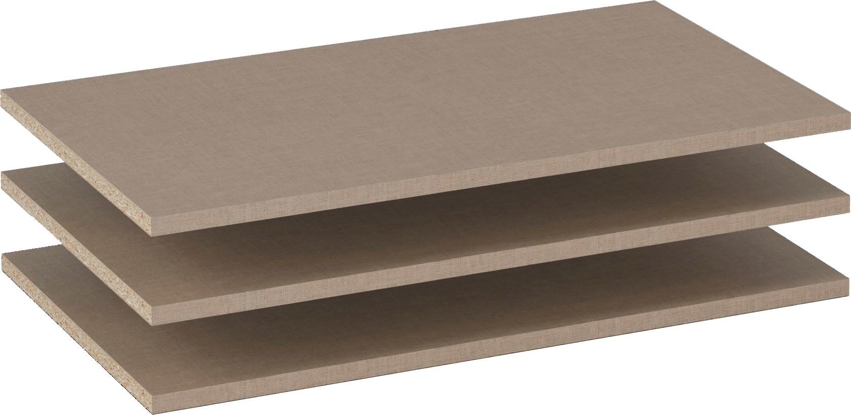 rauch Tablette de rangement »Zubehör für Schränke der Serie MINOSA Schranktiefe 41 bzw. 48 cm« lot de 2 largeur 66 cm, profondeur 37 cm