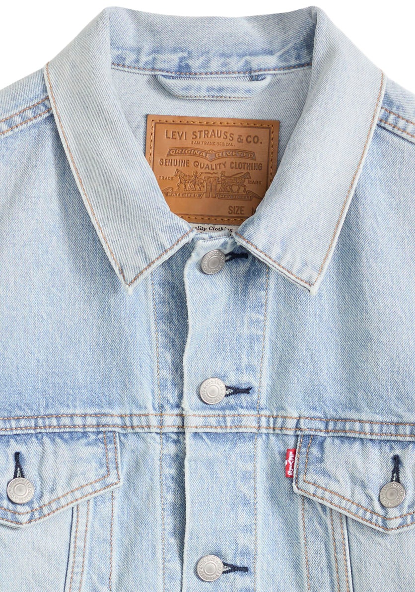 Levi's® Veste en jean »VINTAGE FIT TRUCKER JKT« sans capuche avec patte de boutonnage