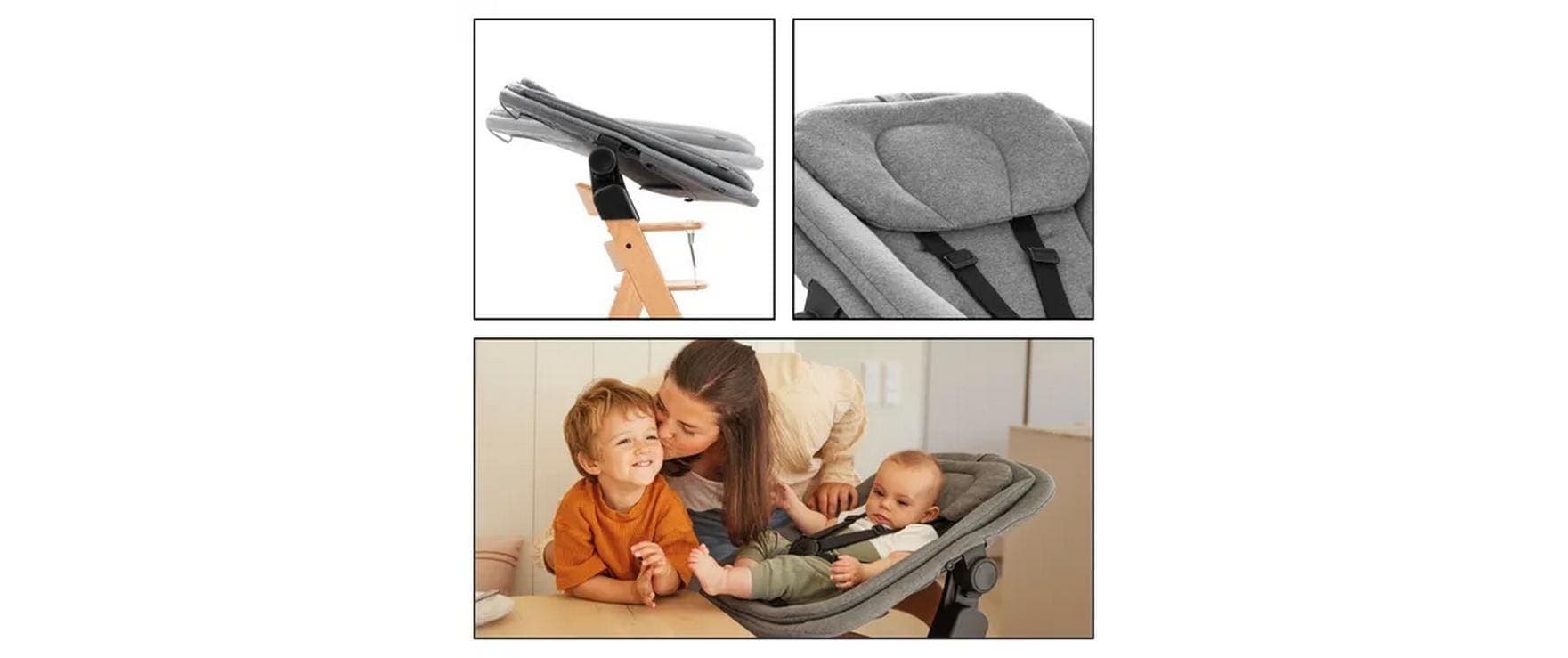 Hauck Hochstuhl »Hochstuhl Alpha+ Pro, mit Newborn-Aufsatz« () dieses Produkt besteht aus FSC®-zertifiziertem Material