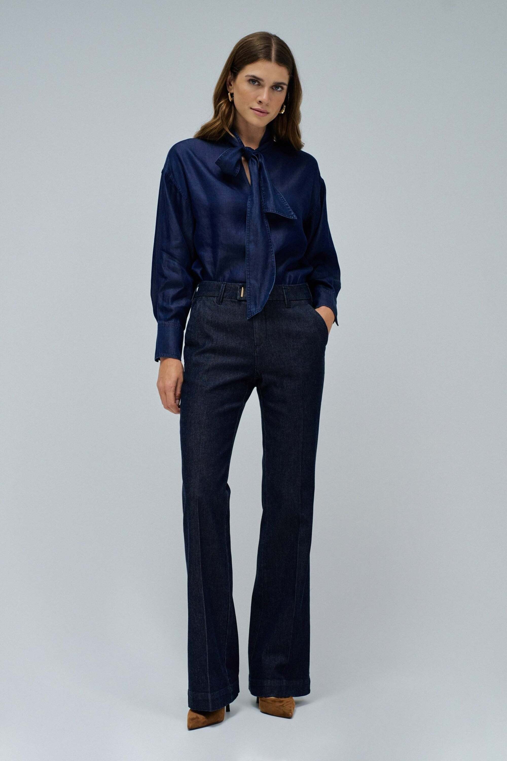 Salsa Blouse à manches longues »Salsa Jeans Langarmbluse Blouse W/ Lace«