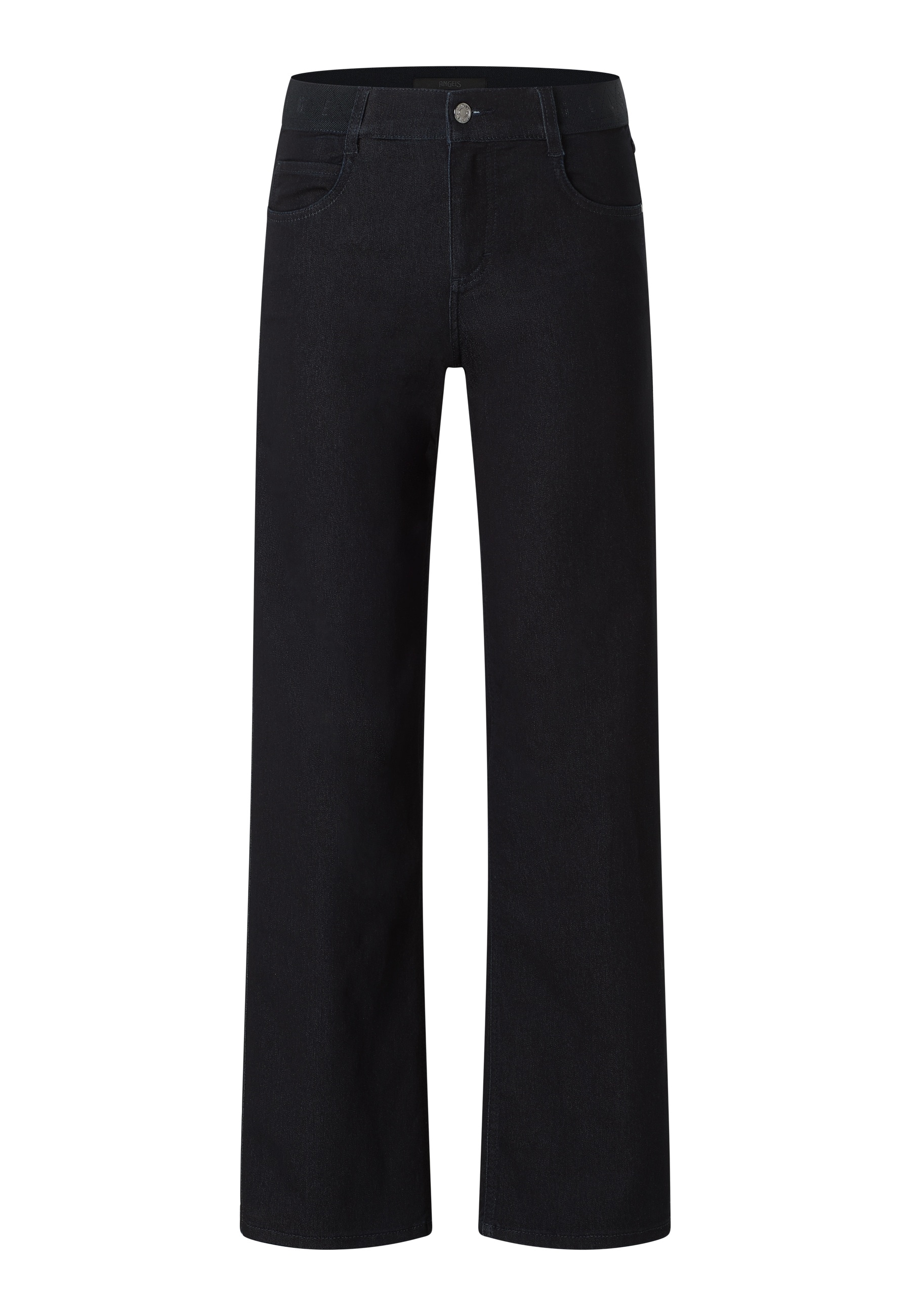 ANGELS 5-Pocket-Jeans »LIZ SPORTY« weite Passform, mit 1-Knopf-Form, mit Metallreissverschluss