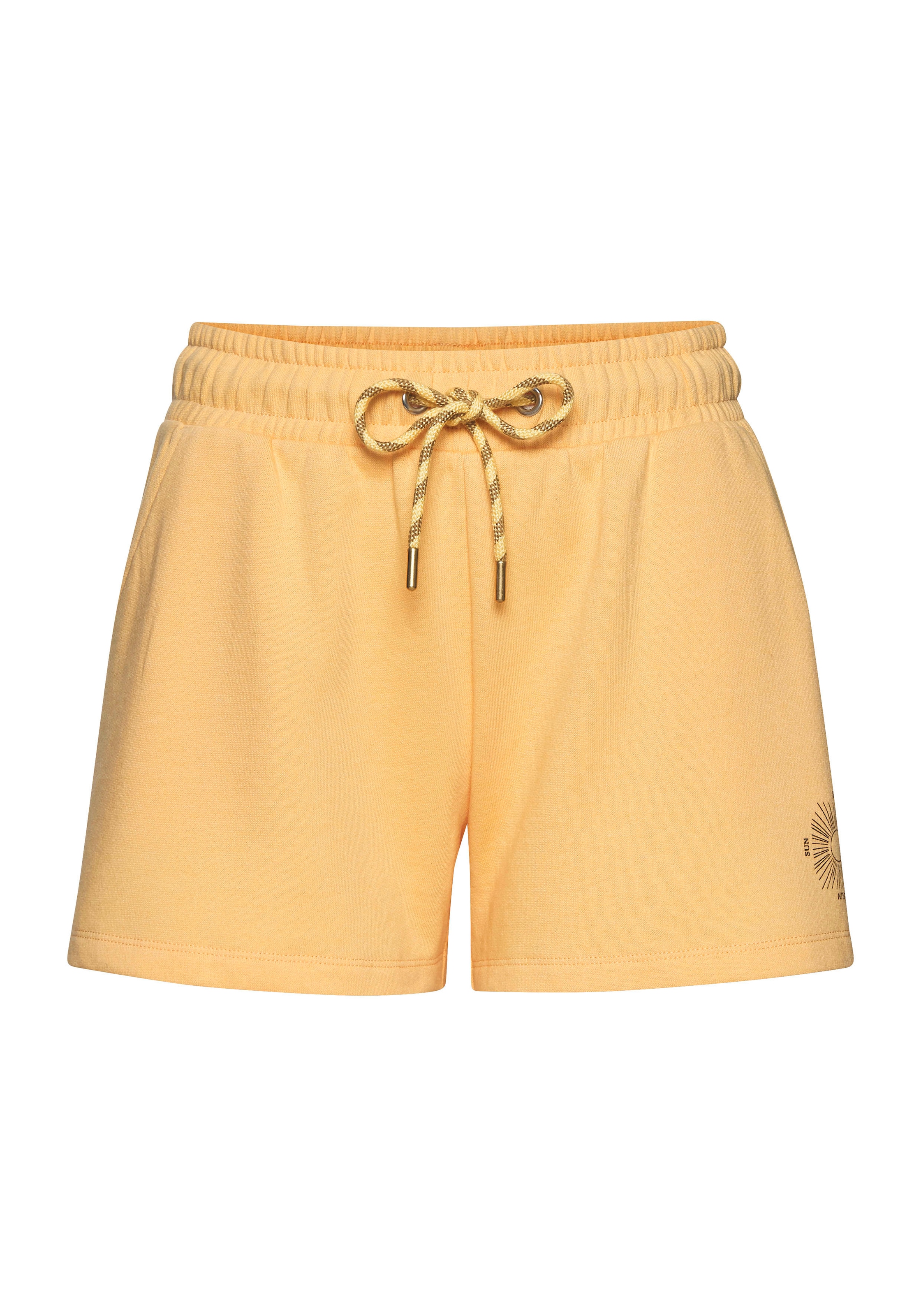 Buffalo Sweatshorts  Loungeshorts mit seitlichen Taschen und kleinem Print, Loungewear