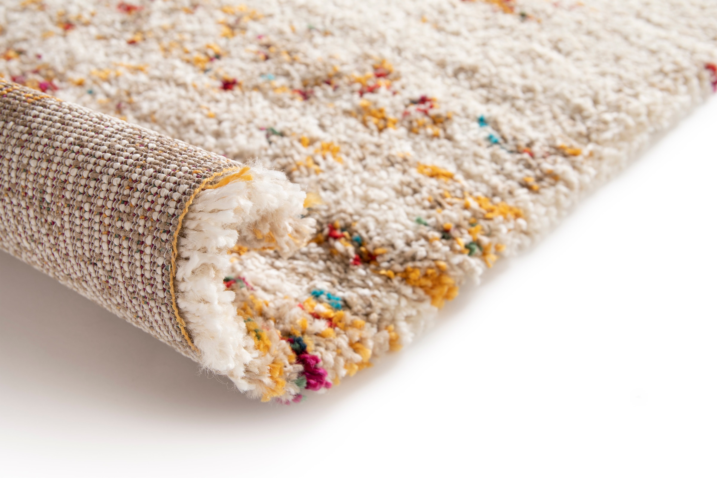 Primaflor-Ideen in Textil Hochflor-Teppich »HIMALAYA, Made in Belgium« rechteckig 30 mm Höhe modernes Design, meliert, weich & kuschelig