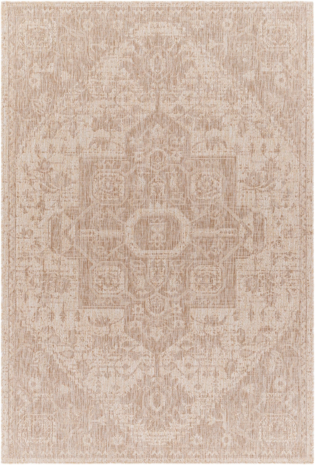 Livabliss Teppich »LEMARK« rechteckig 4 mm Höhe Teppich In- /Outdoor Boho Jute-Optik , Balkon, Terrasse, Garten, Beige