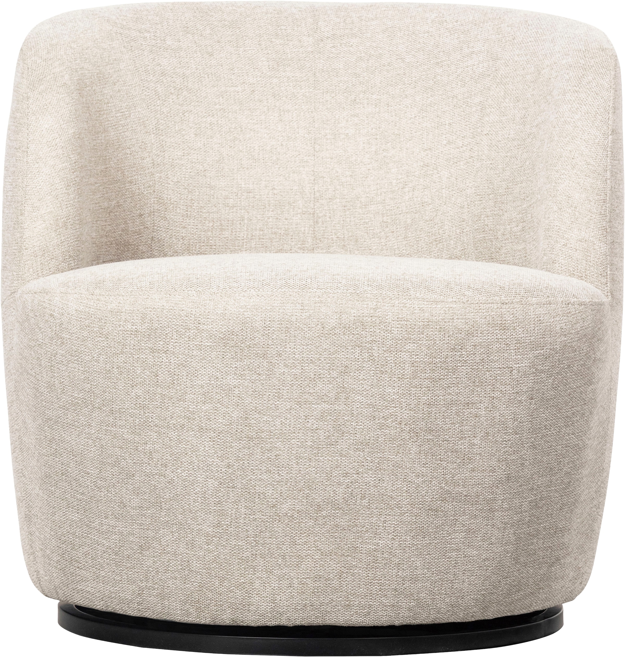 WOOOD Fauteuil pivotant »Serra Mischgewebe Bezug mit Drehmechanismus H 68 x B 70 x T 77 cm« Faible résistance à l'usure, capacité de charge 120 kg, entièrement monté