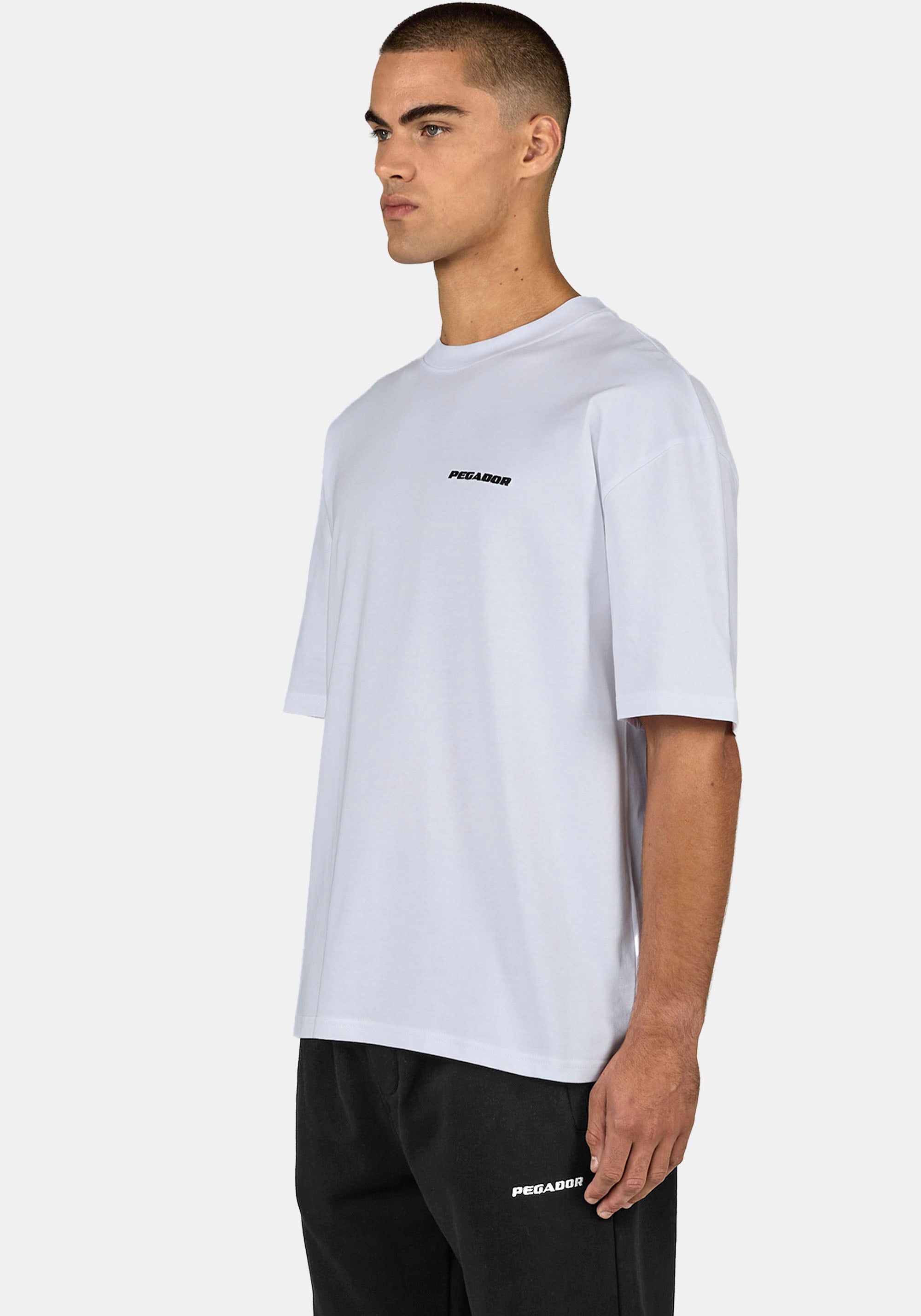 PEGADOR T-shirt »LOGO OVERSIZED TEE« Baumwolle, oversize