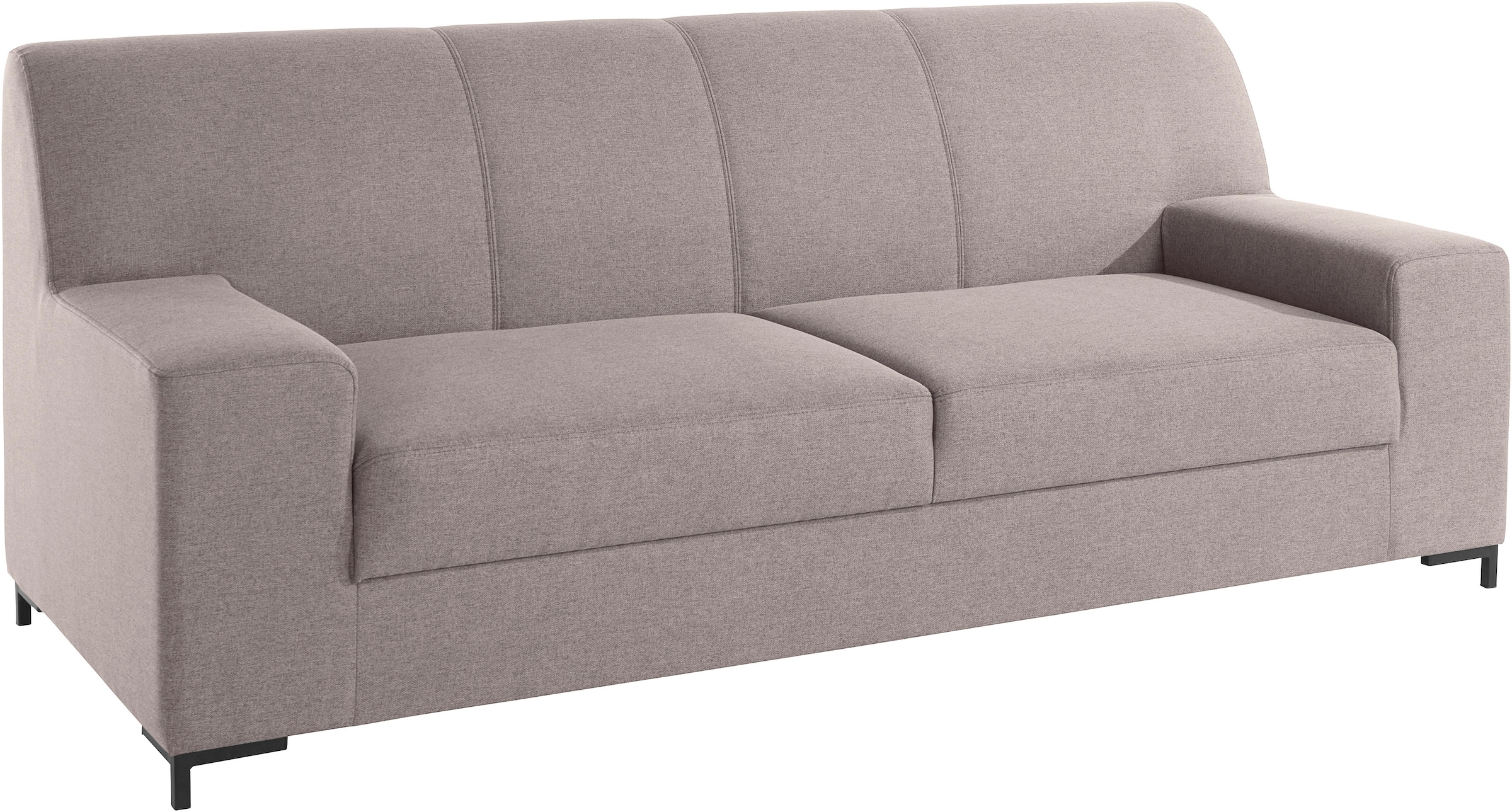 DOMO collection 2-Sitzer »Ledas kubisch und komfortabel, flache Armlehnen, eleganter Fuss,« in vielen Farben erhältlich