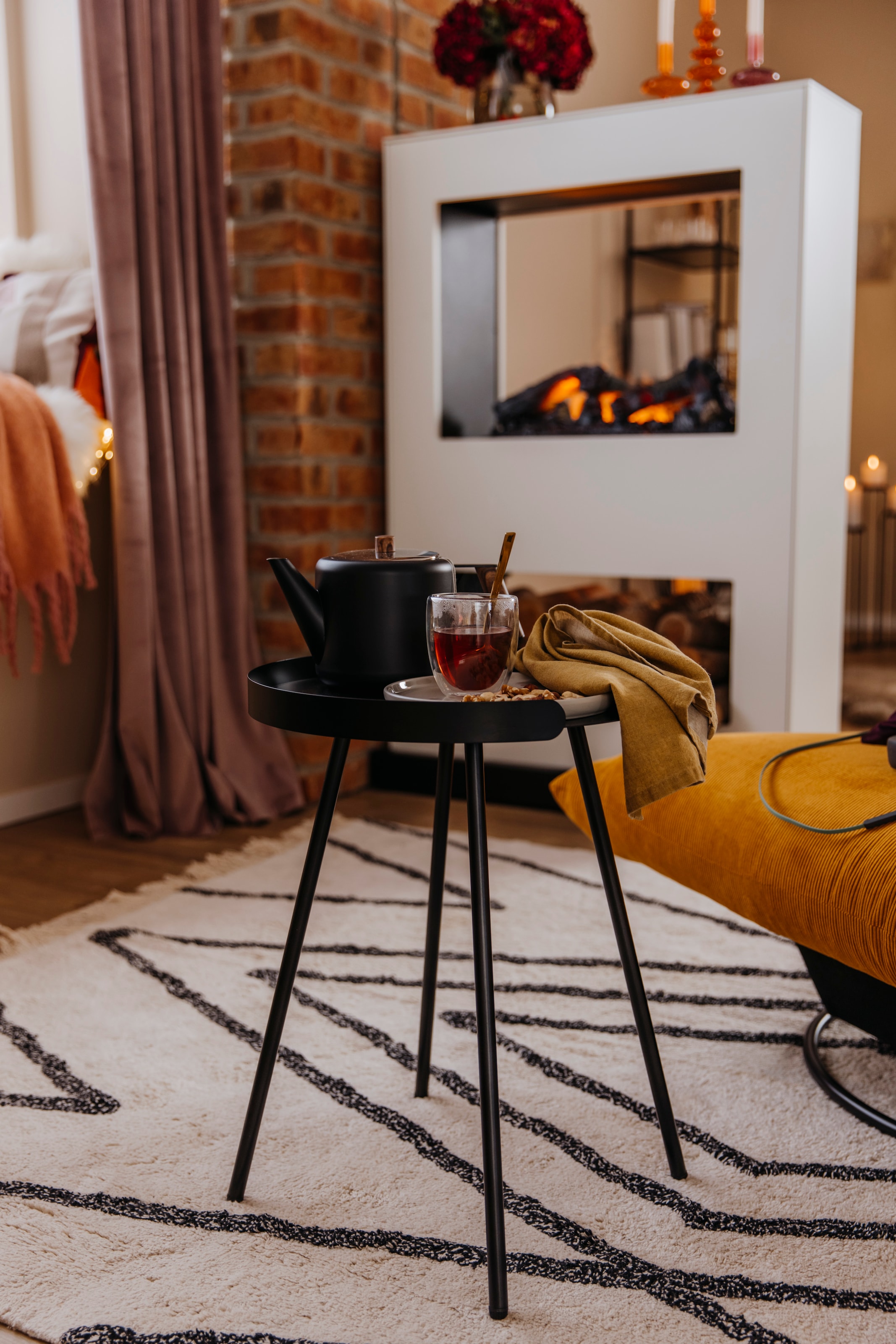 Creativ deco Beistelltisch 1 Stk. tlg. auch ideal als Ablage für Deko, aus Metall, Höhe ca. 53 cm