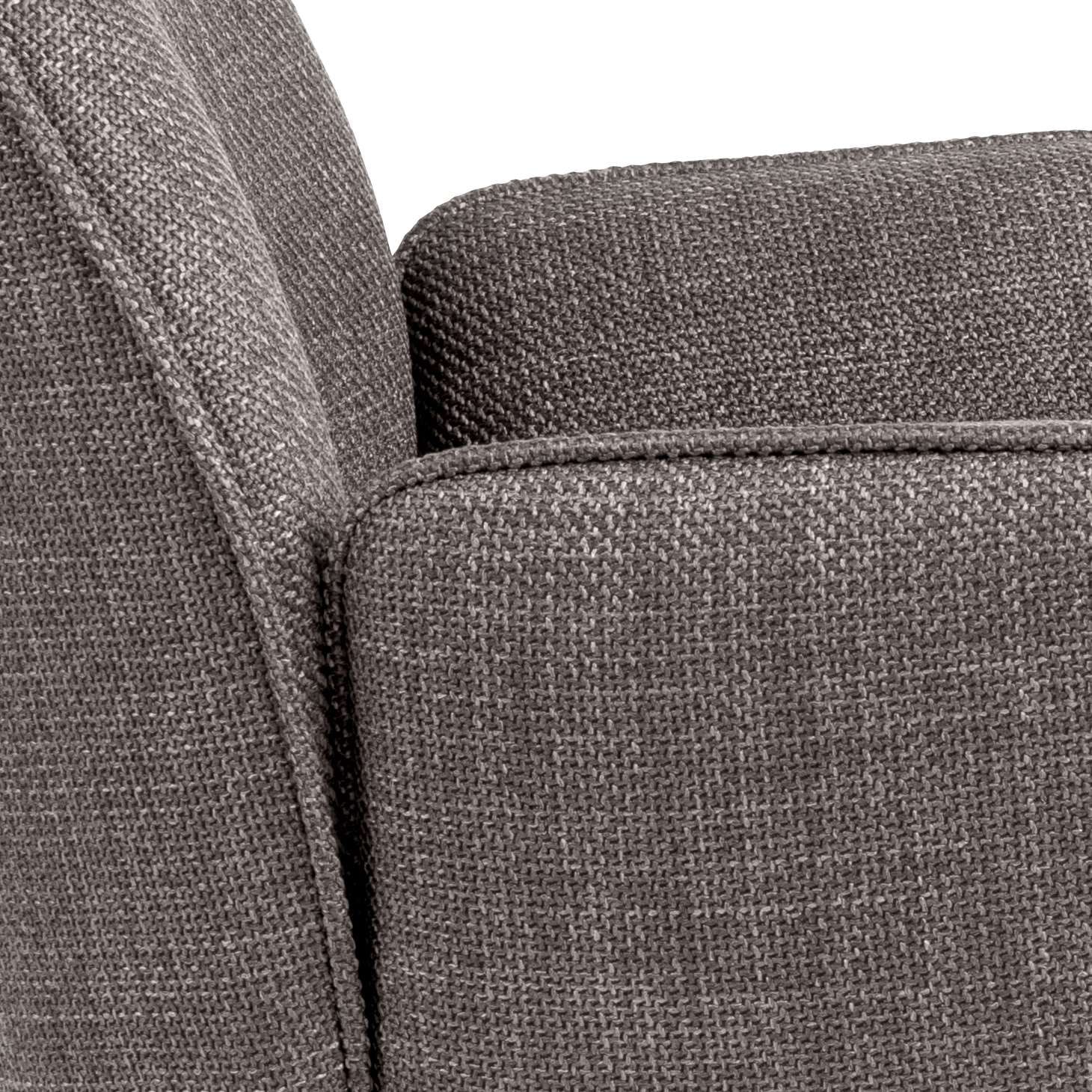 ACTONA GROUP Chaise de salle à manger »Glenda 2er-Set, 360° drehbar, mit Armlehnen, in mehreren Farben« () rembourré, avec accoudoir, pieds en acier noir, pivotant, lot de 2